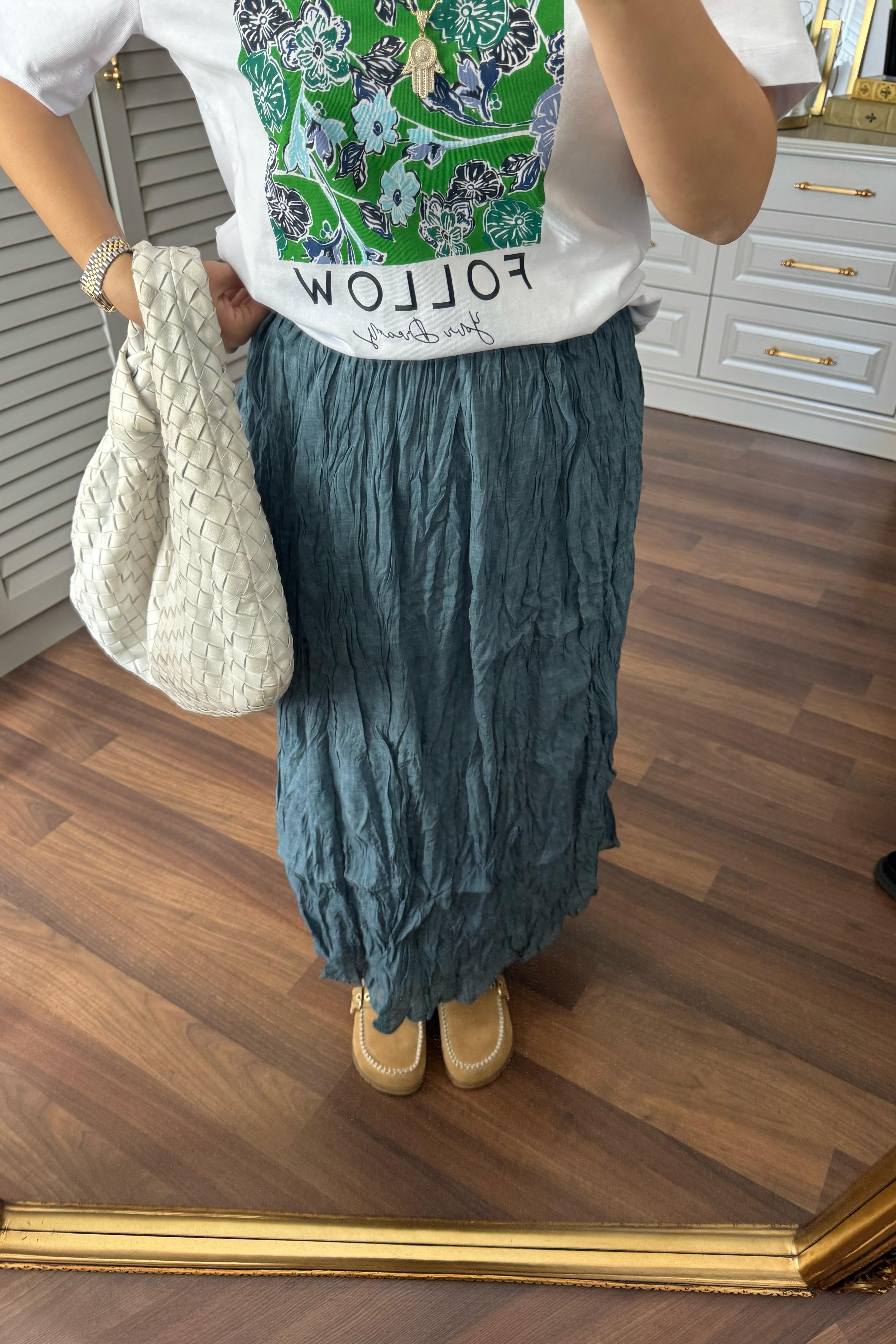 KIRIŞIK MAXİ BOY ETEK