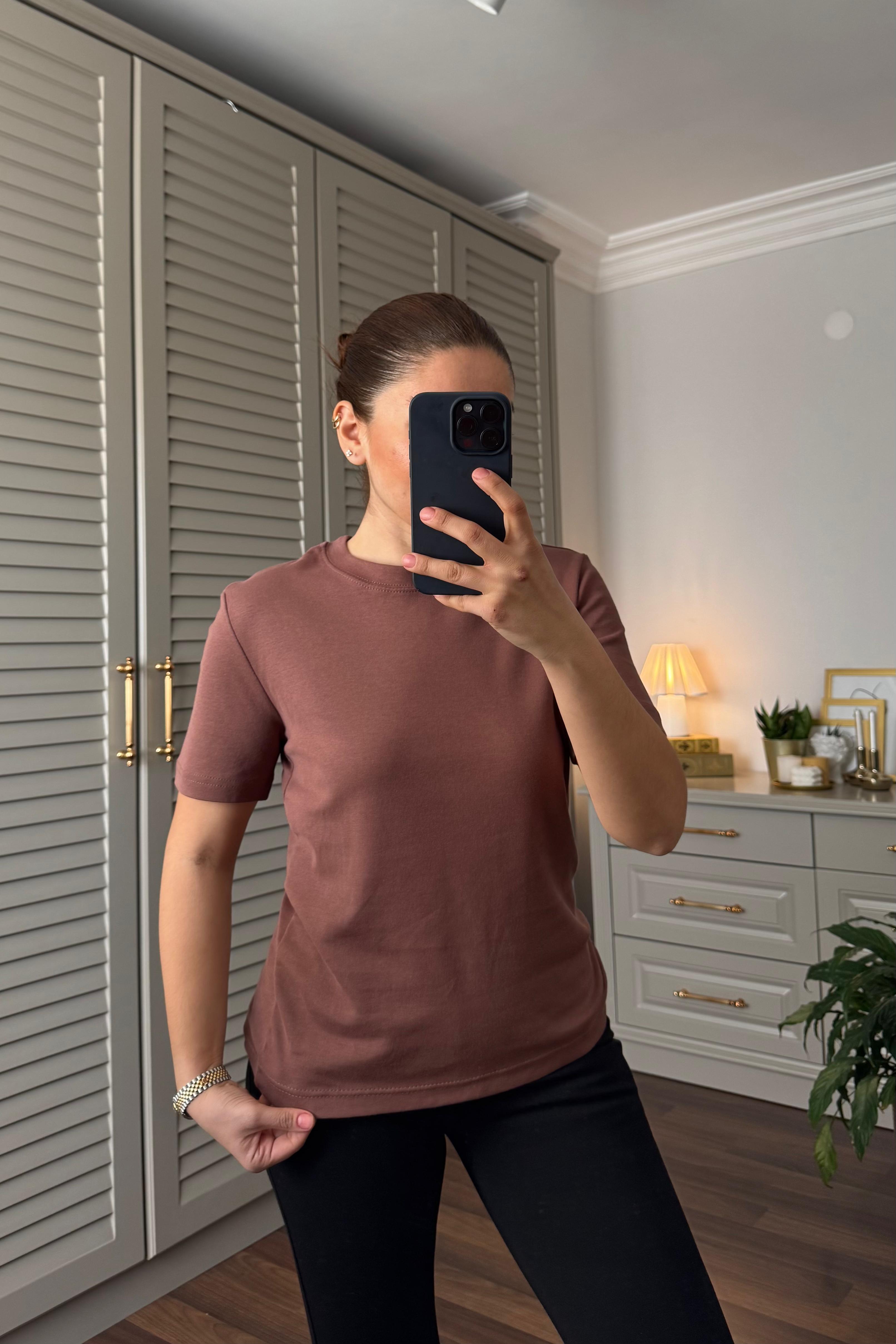 KISA KOL MASSIMO BASIC T-SHIRT / 1075