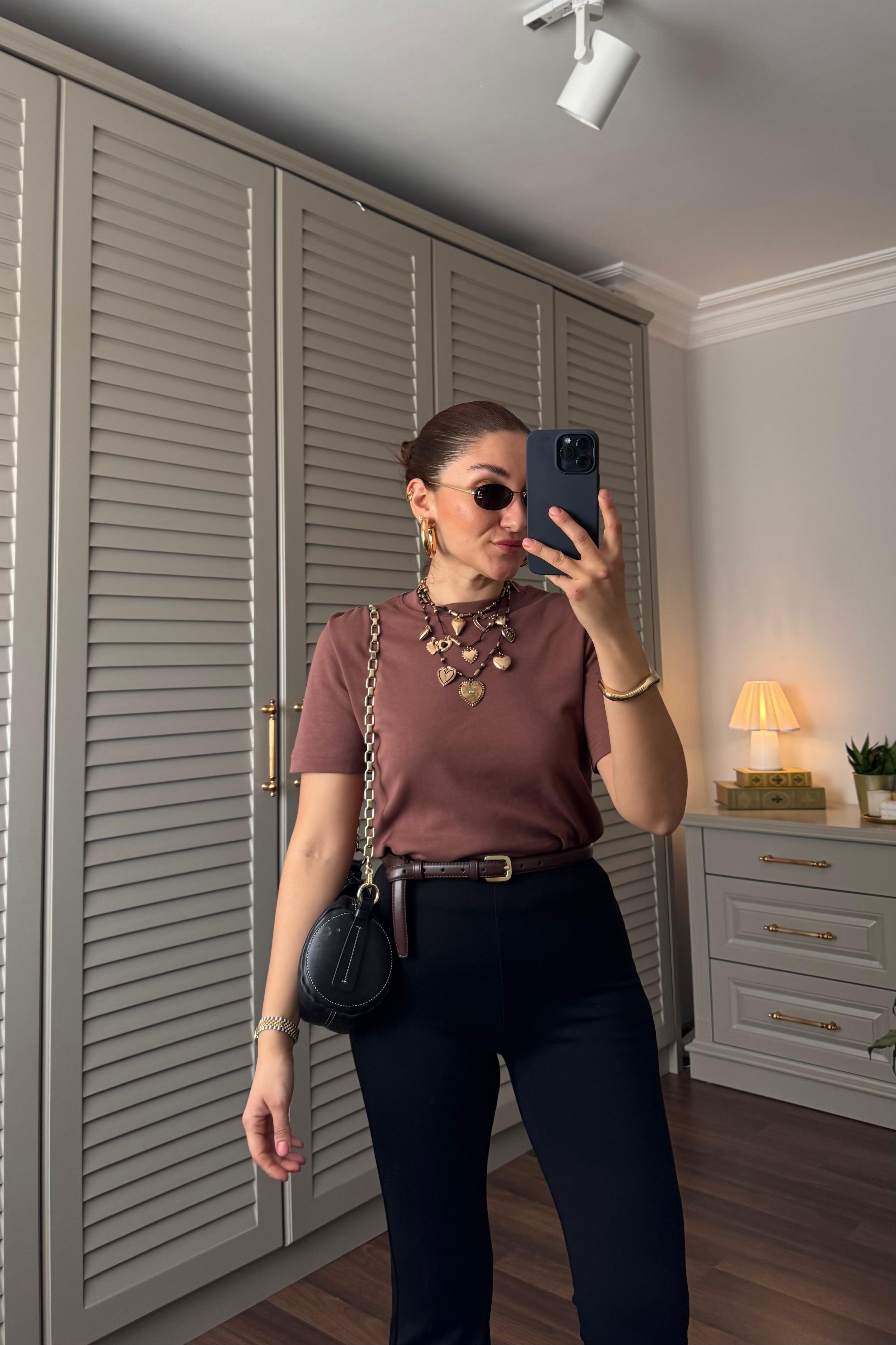 KISA KOL MASSIMO BASIC T-SHIRT / 1075