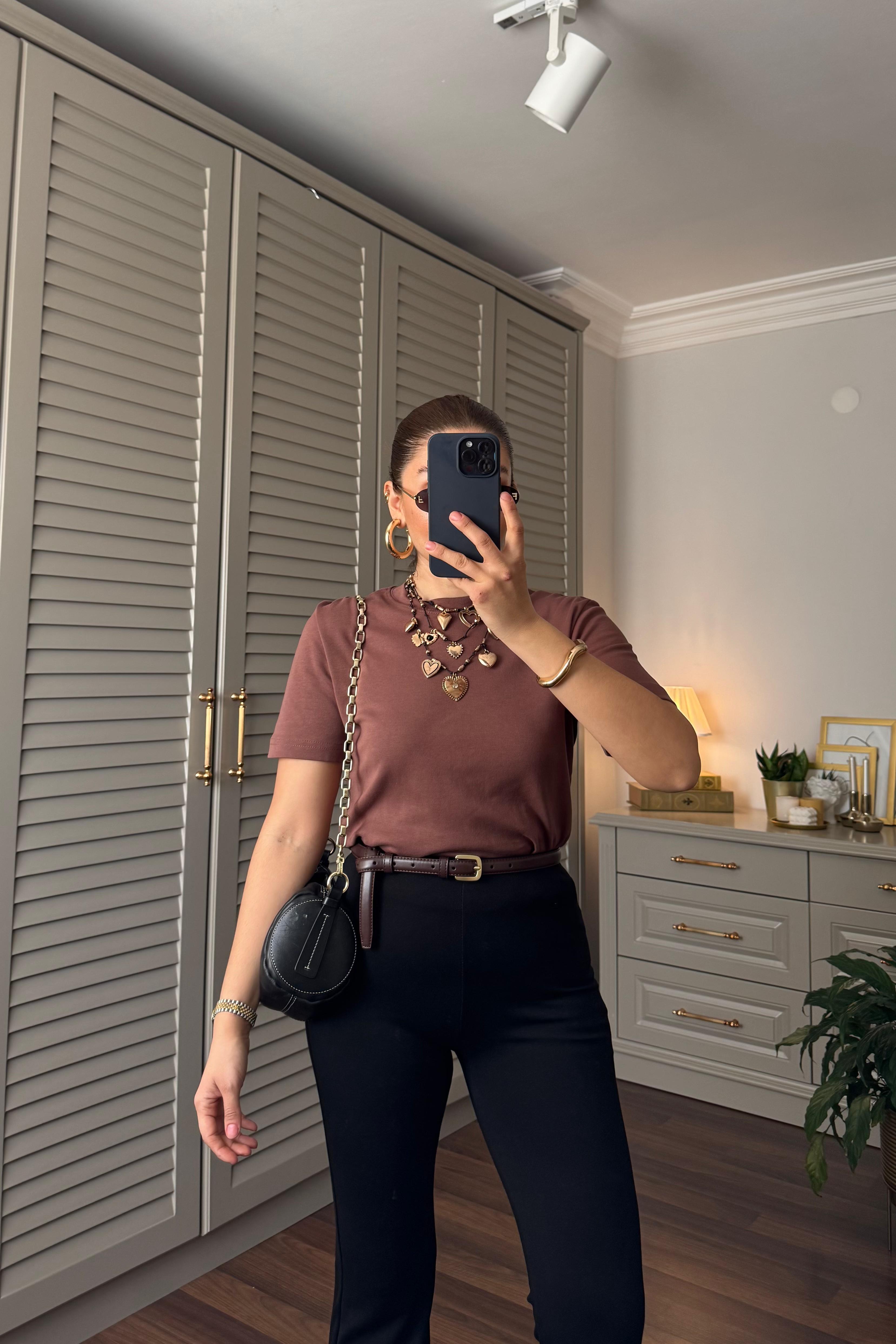 KISA KOL MASSIMO BASIC T-SHIRT / 1075