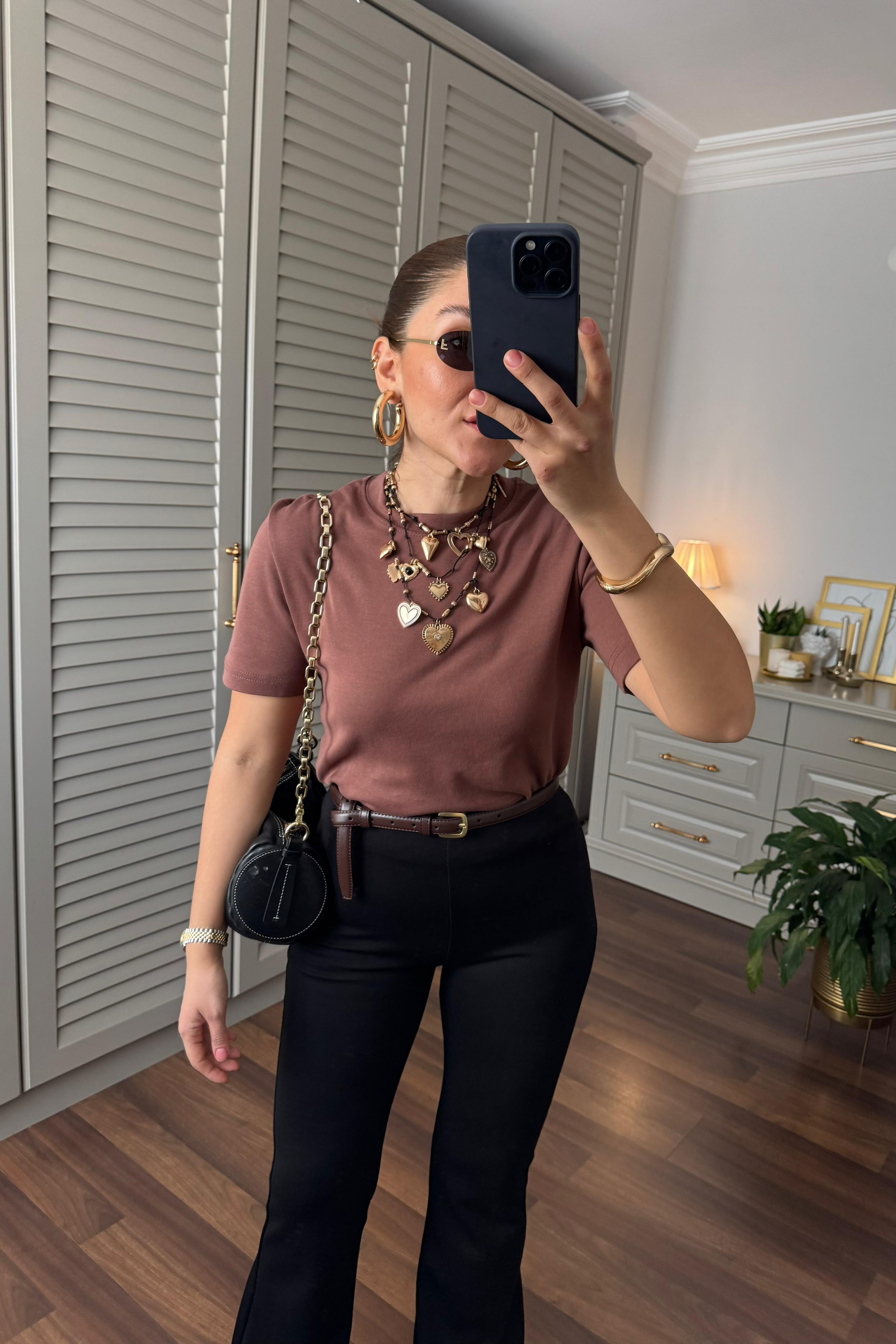 KISA KOL MASSIMO BASIC T-SHIRT / 1075