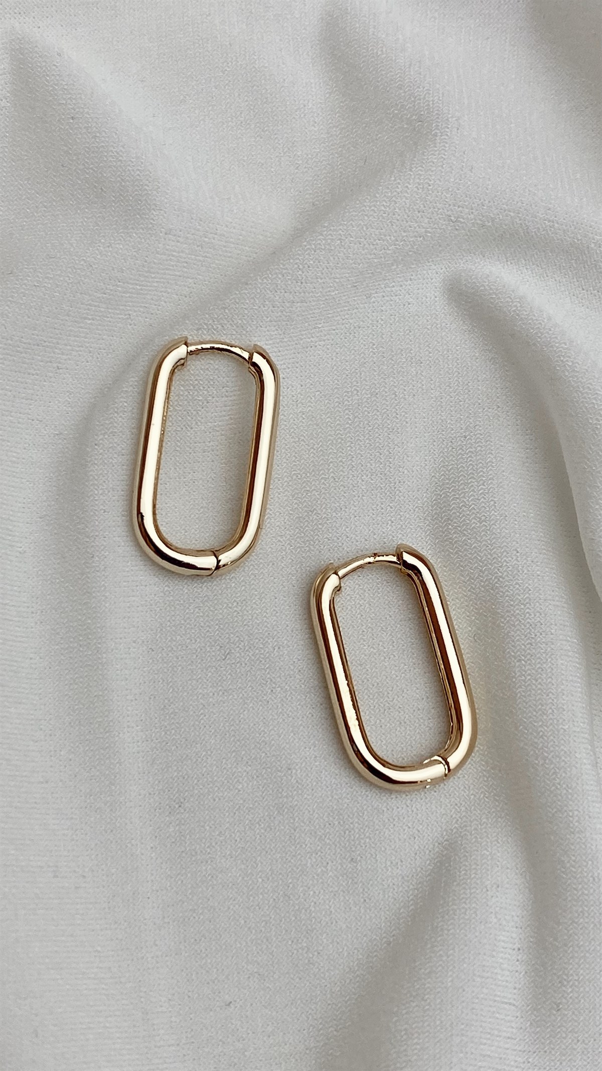 KLASİK OVAL HALKA KÜPE 1cm