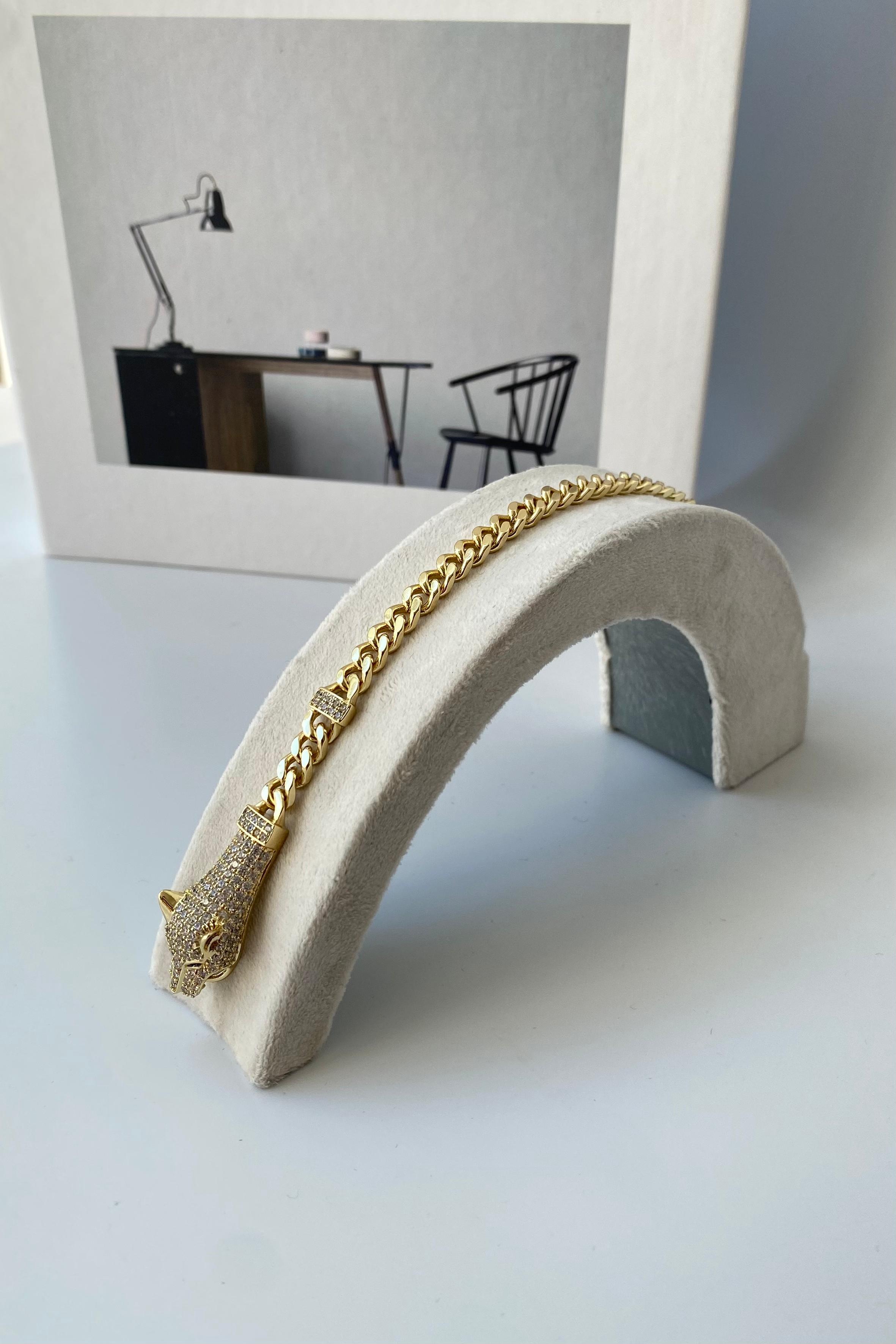 KLİPSLİ KAPLAN GURMET BİLEZİK