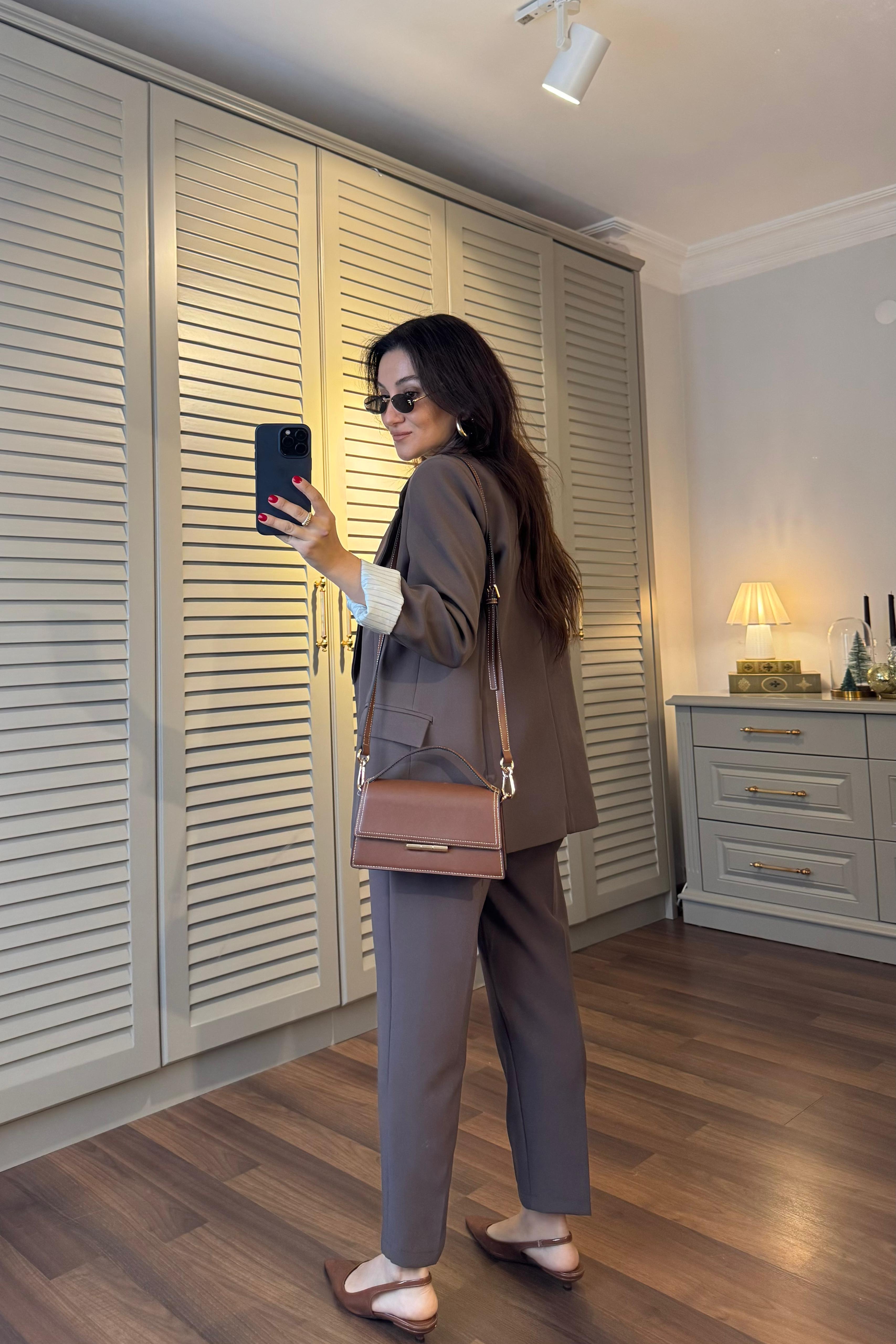 KOLLARI KIVIRMALI BLAZER CEKET/9134