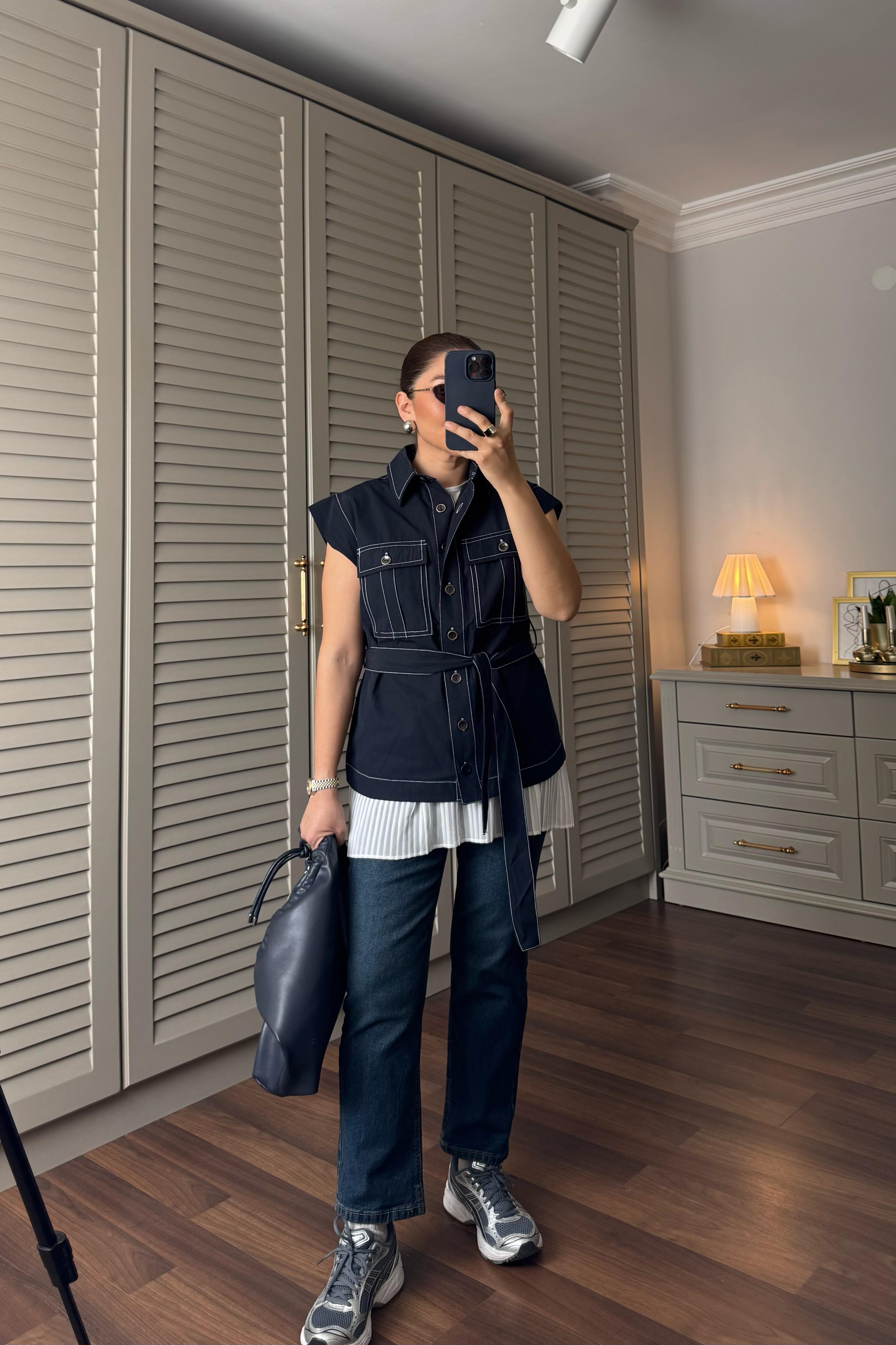 KUŞAKLI YELEK/ 36109