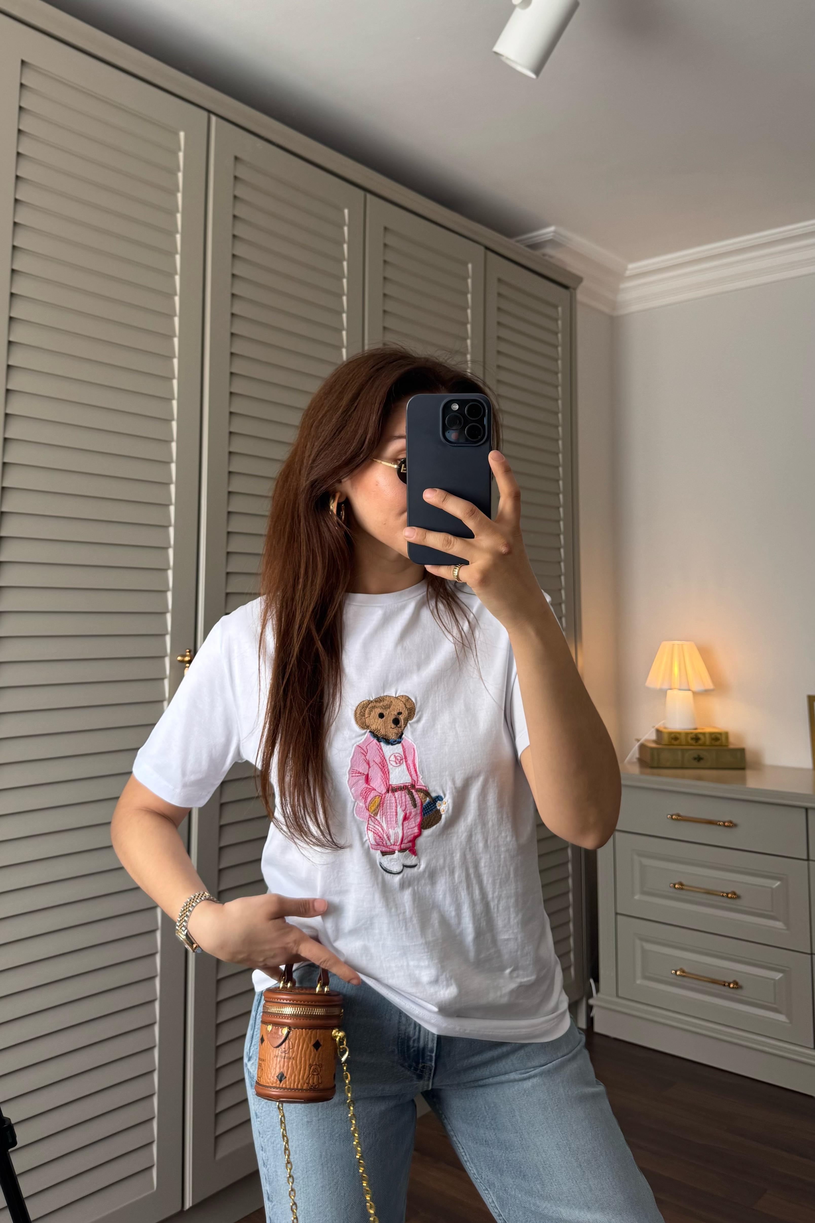 LAUREN NAKIŞLI T-SHİRT/6821