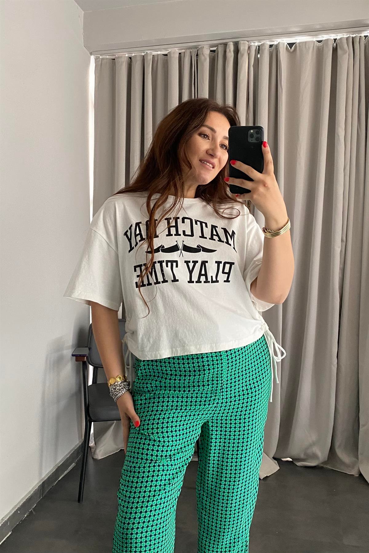MATCH DAY BASKILI CROP T-SHIRT