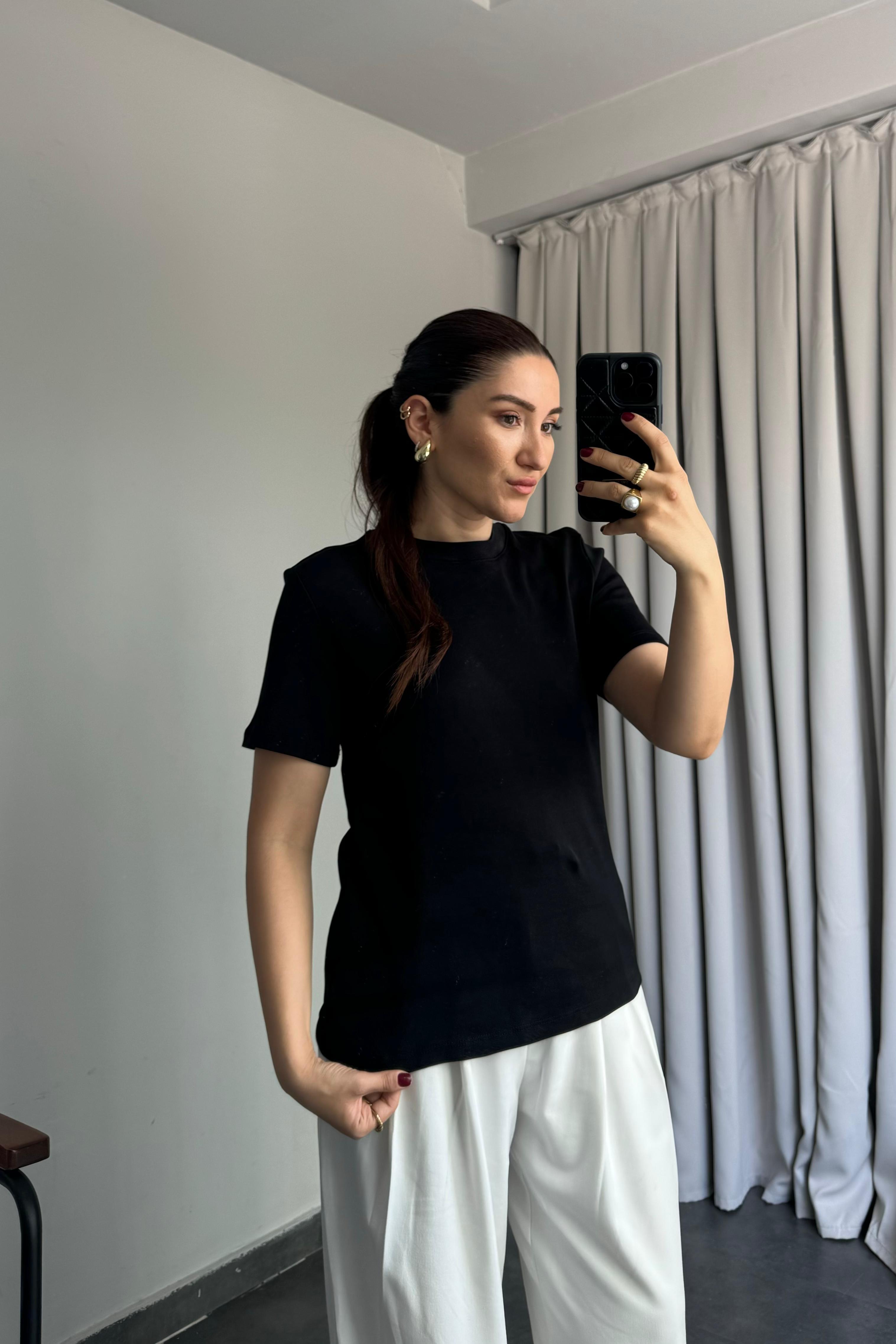 MD BİSİKLET YAKA BASIC T-SHIRT