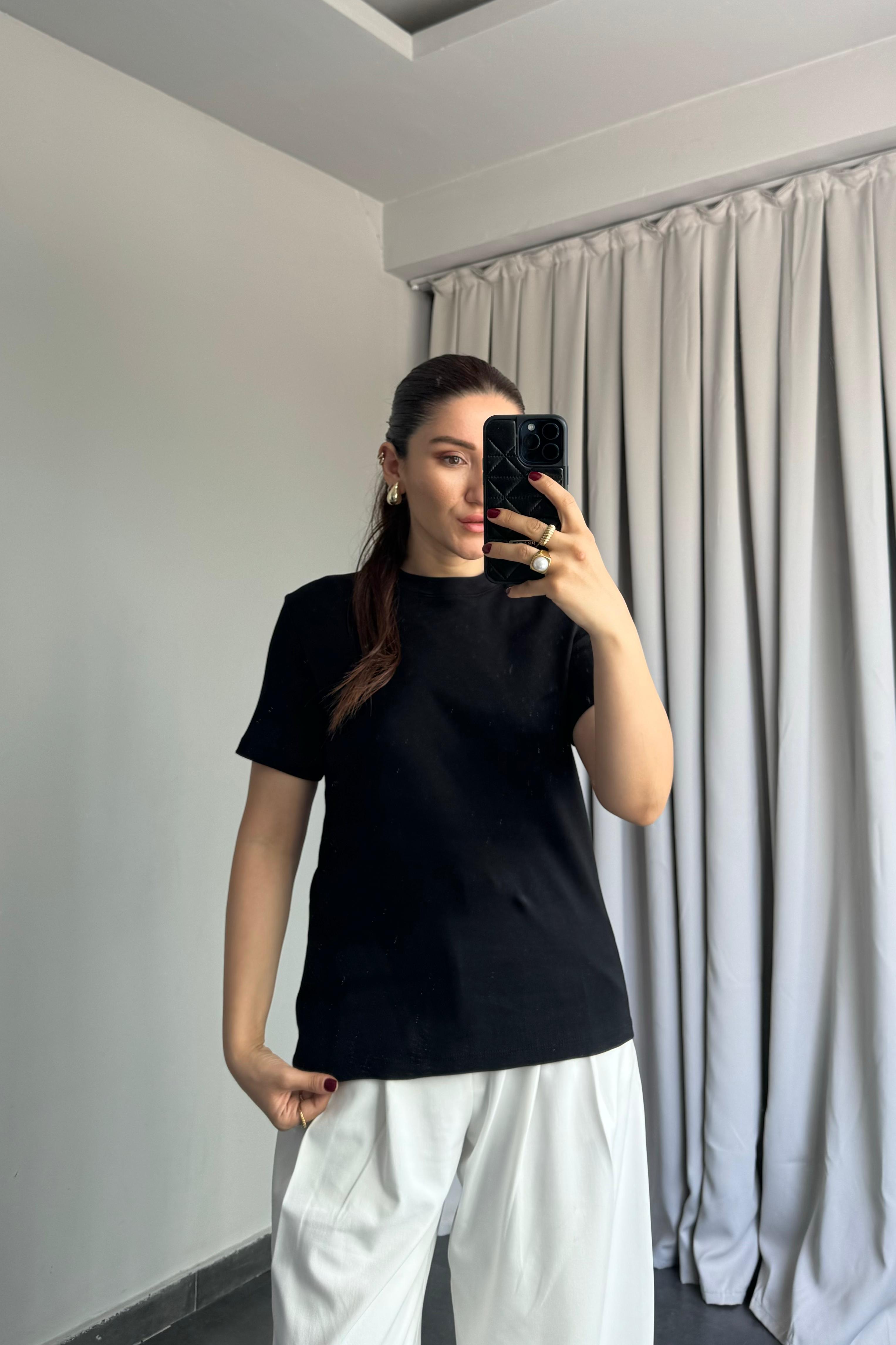 MD BİSİKLET YAKA BASIC T-SHIRT