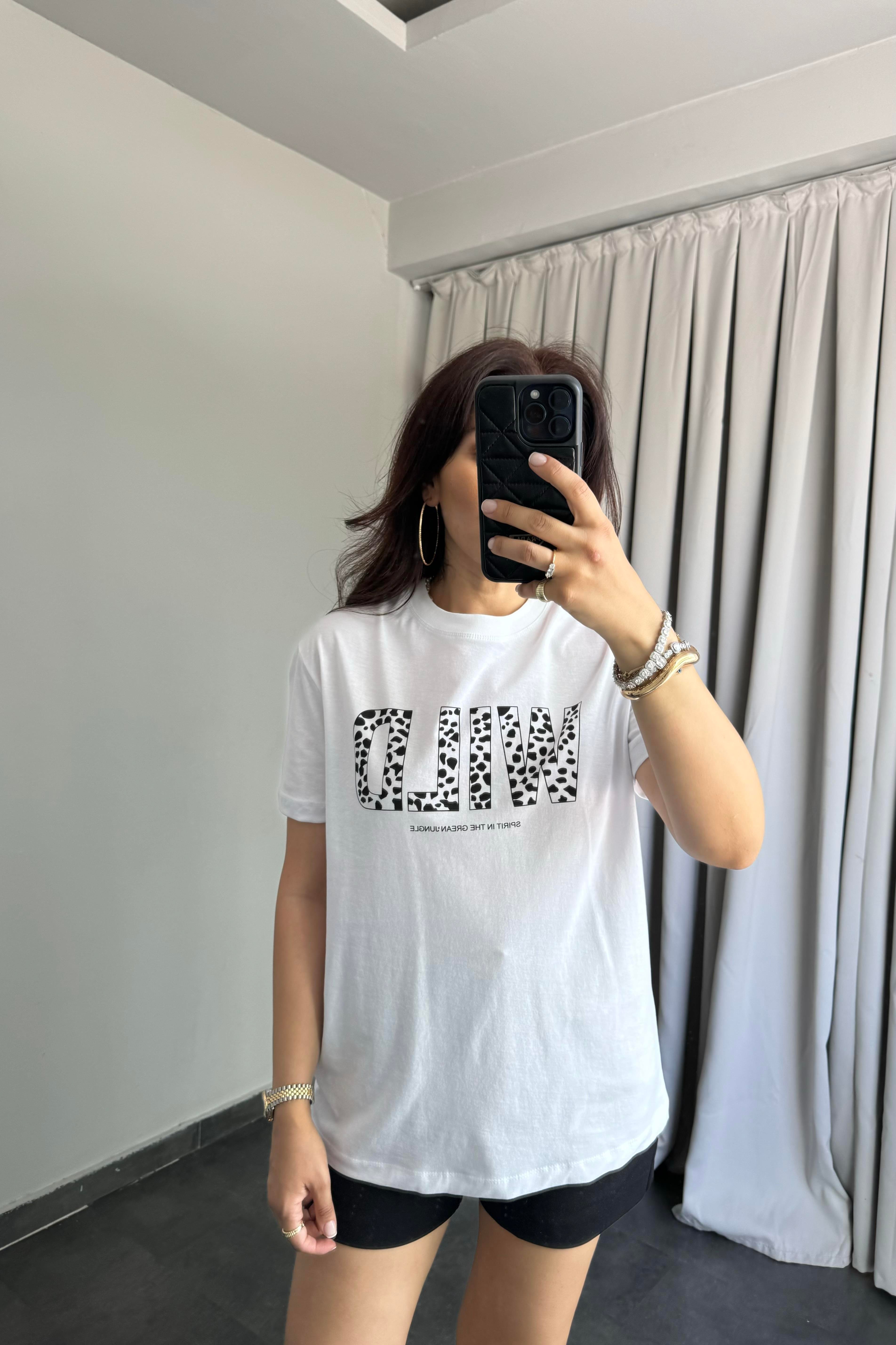 MNG WILD BASKILI BASİC T-ŞHİRT