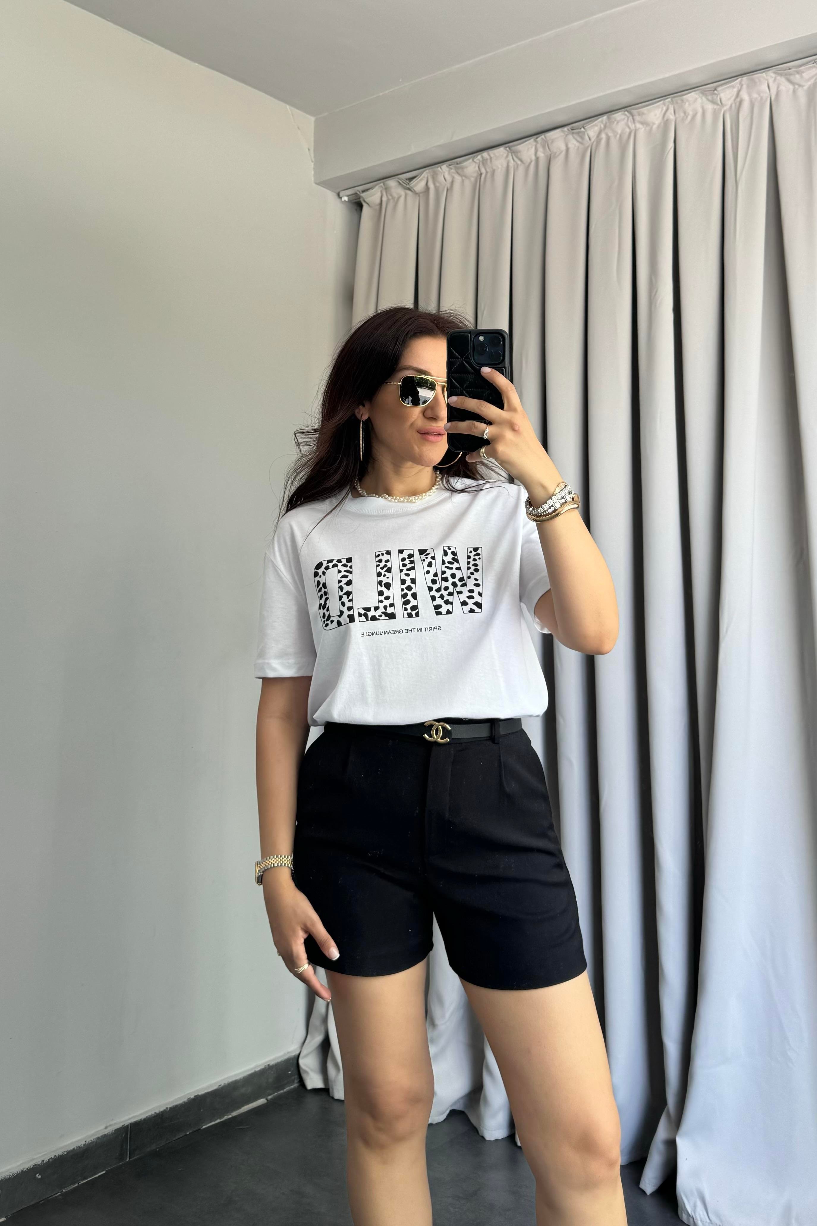 MNG WILD BASKILI BASİC T-ŞHİRT