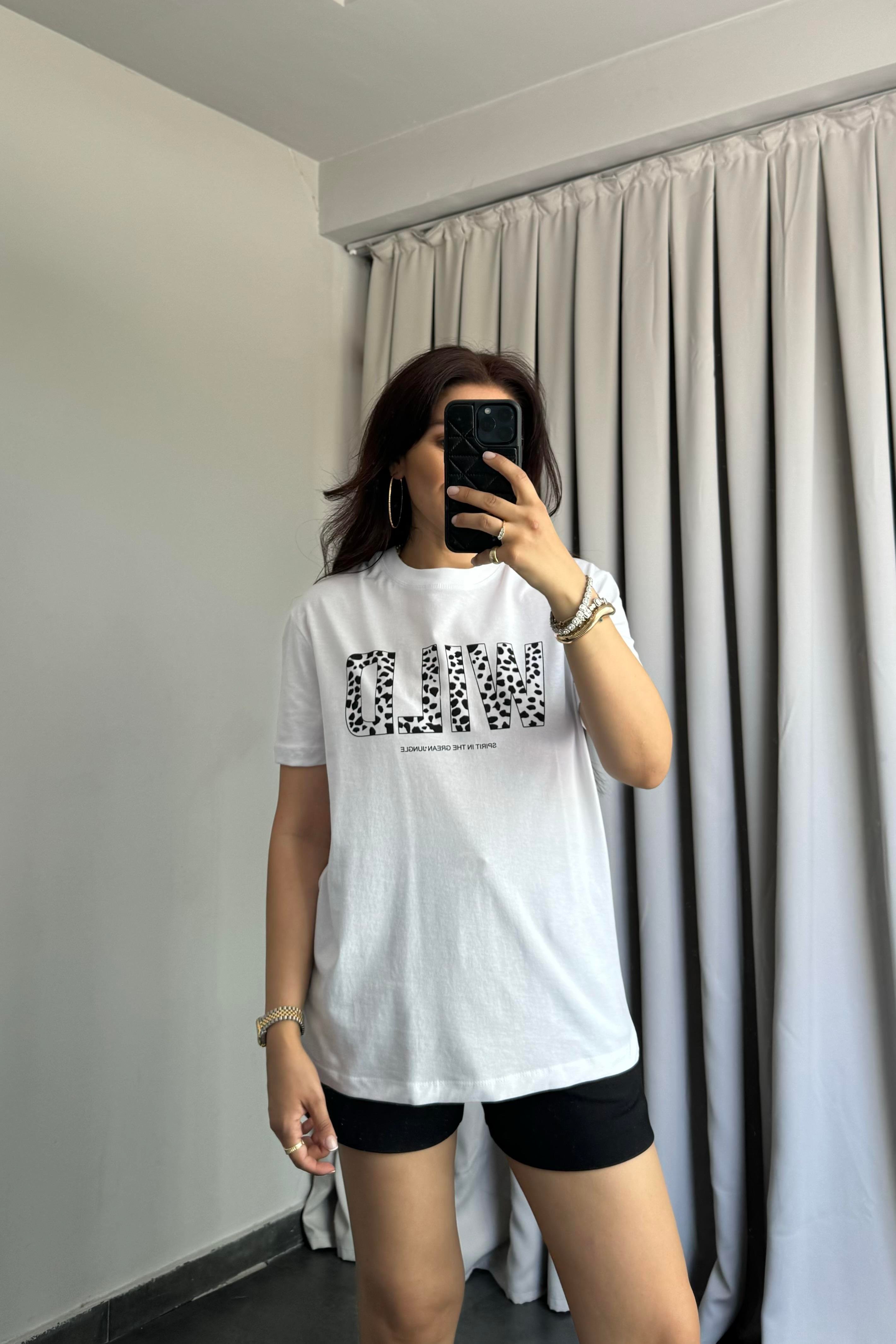 MNG WILD BASKILI BASİC T-ŞHİRT