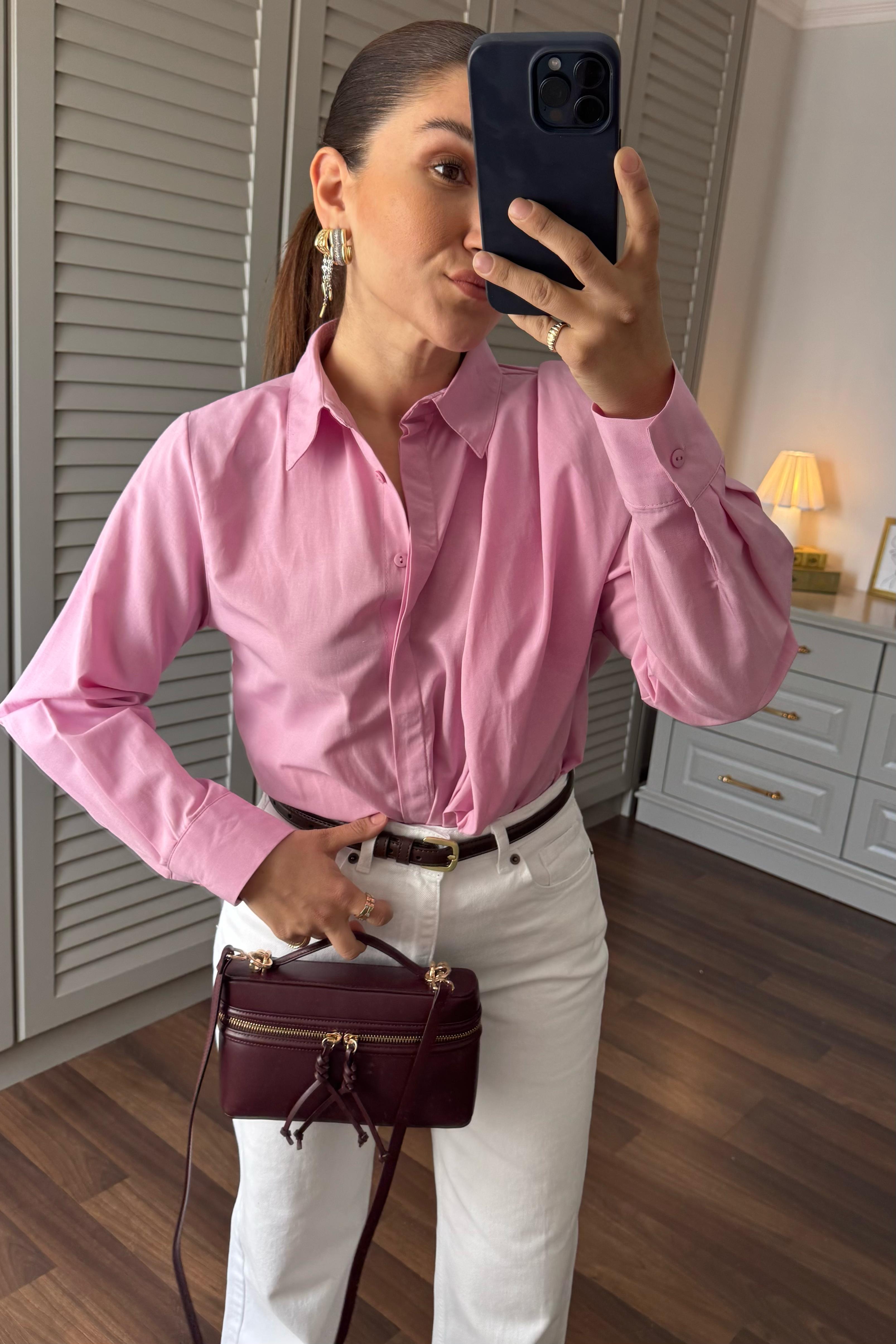 OMUZ DETAYLI GÖMLEK / 70195