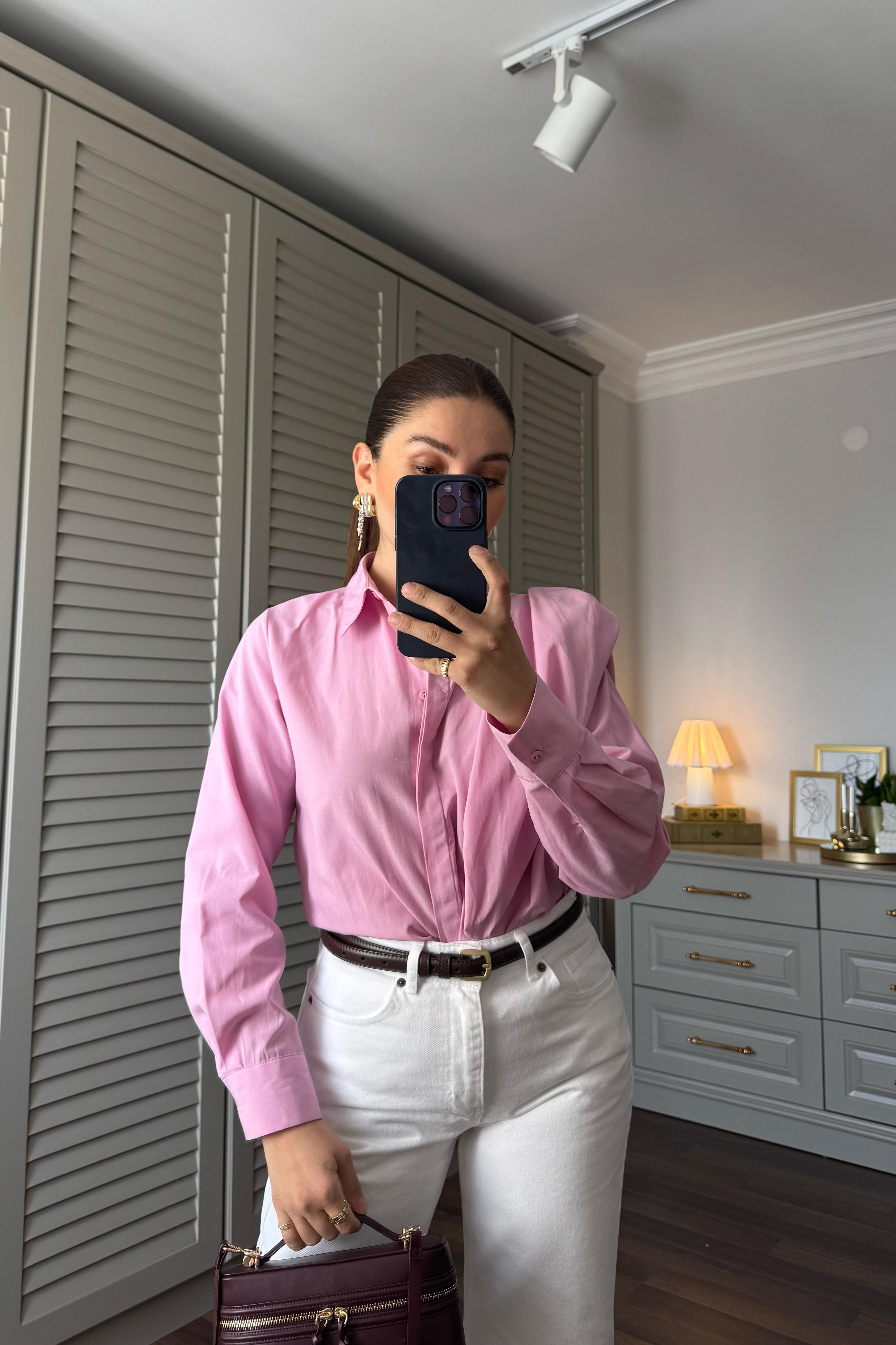 OMUZ DETAYLI GÖMLEK / 70195