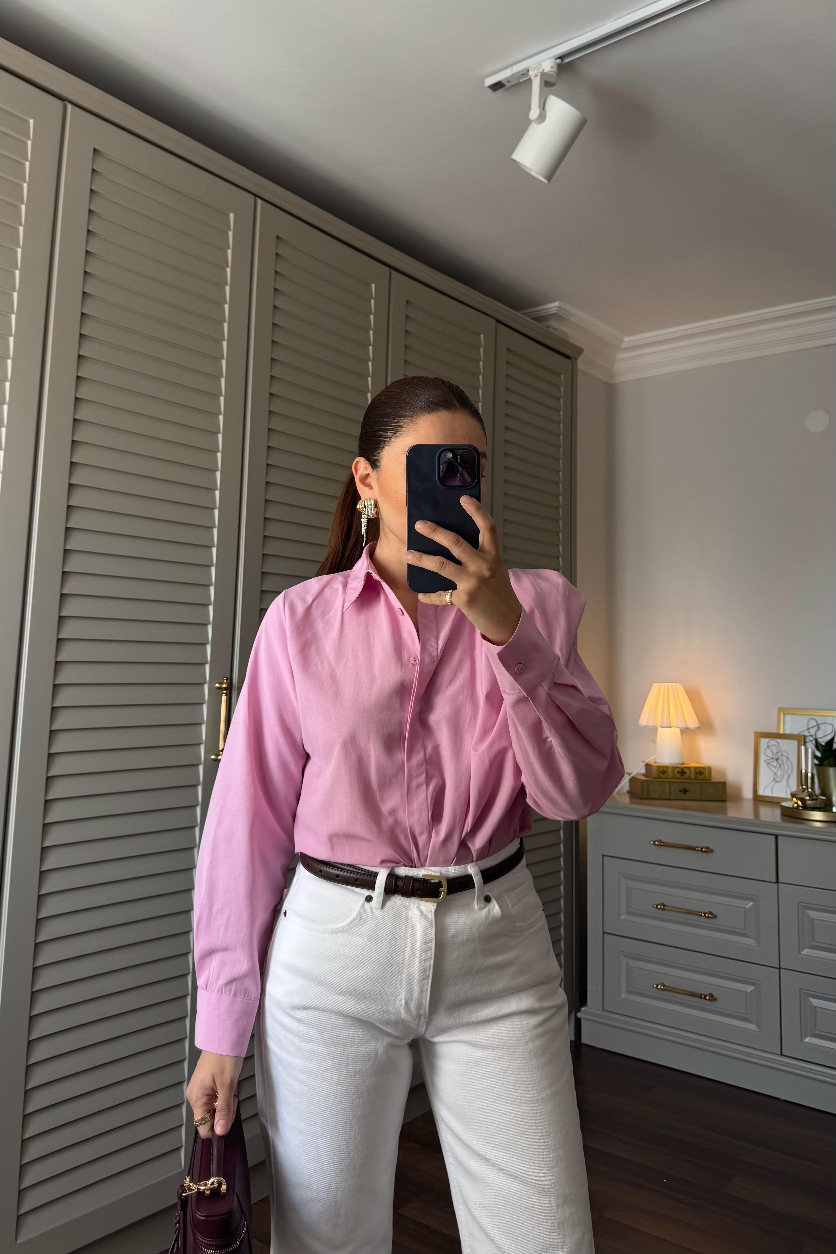 OMUZ DETAYLI GÖMLEK / 70195