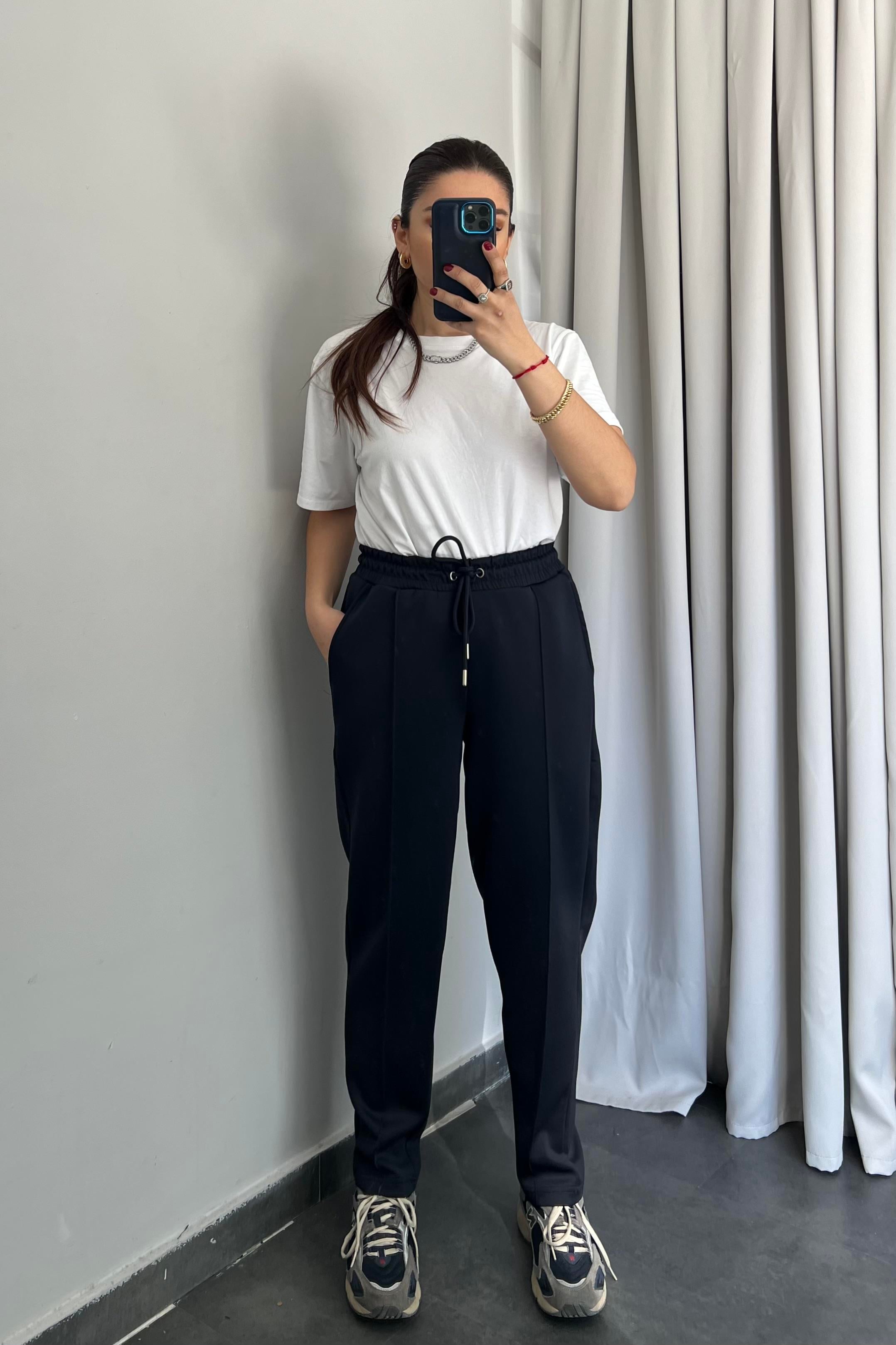 ÖNÜ DİKİŞLİ JOGGER PANTOLON