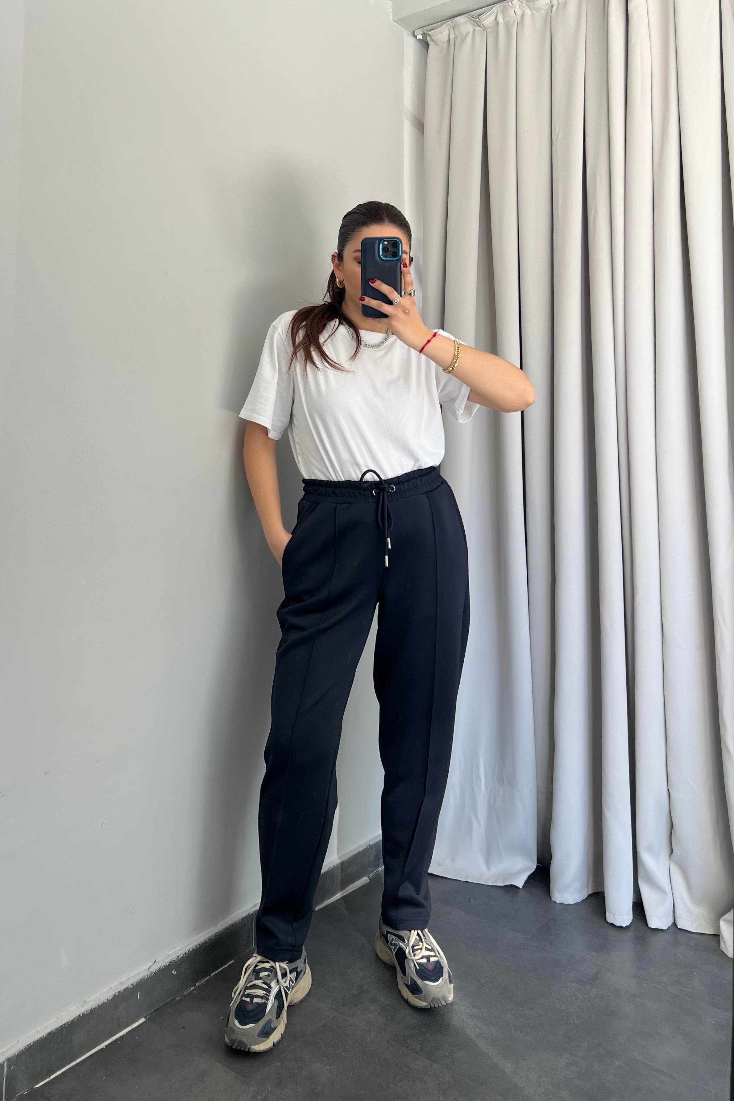 ÖNÜ DİKİŞLİ JOGGER PANTOLON