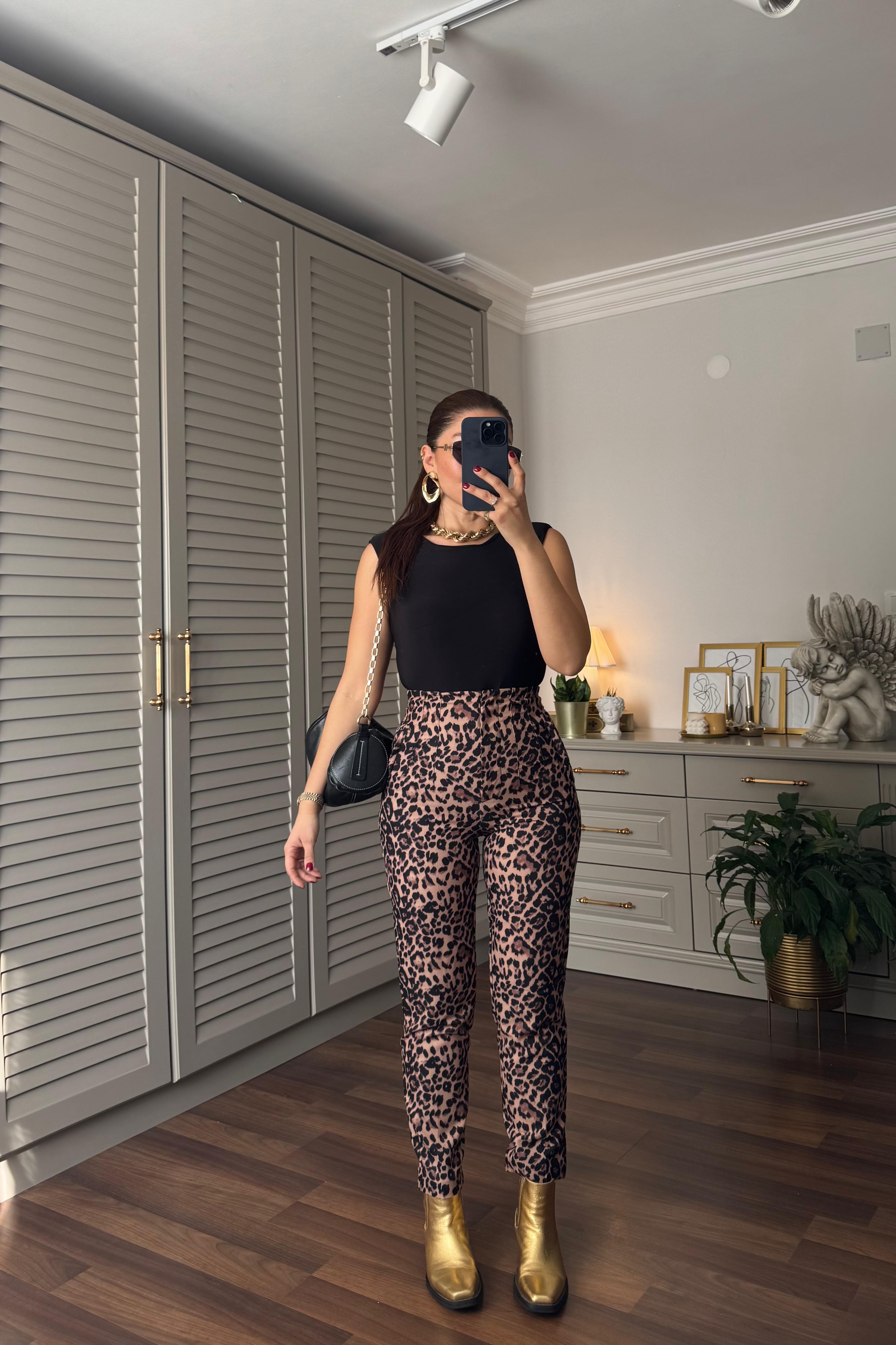 ÖNÜ PENSLİ HAVUÇ PANTOLON/1002