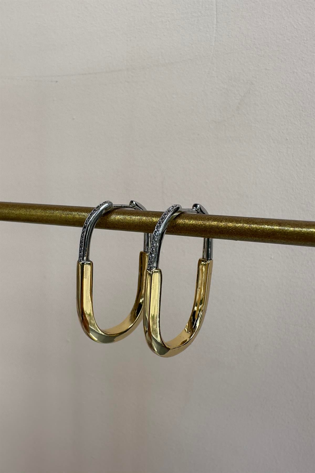 OVAL TIFFANY KÜPE 3,3cm