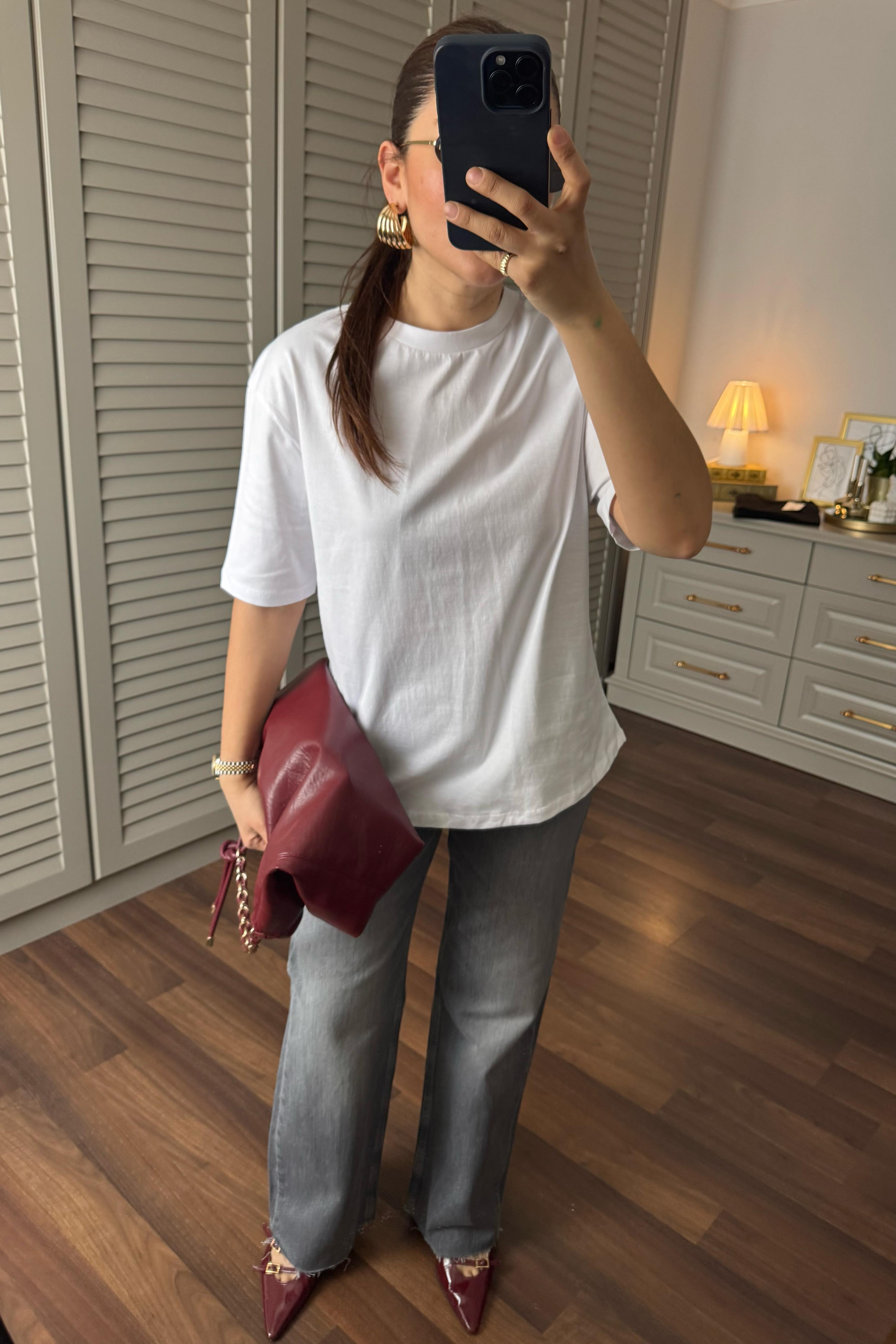 OVERSİZE BASİC T-SHİRT/16059