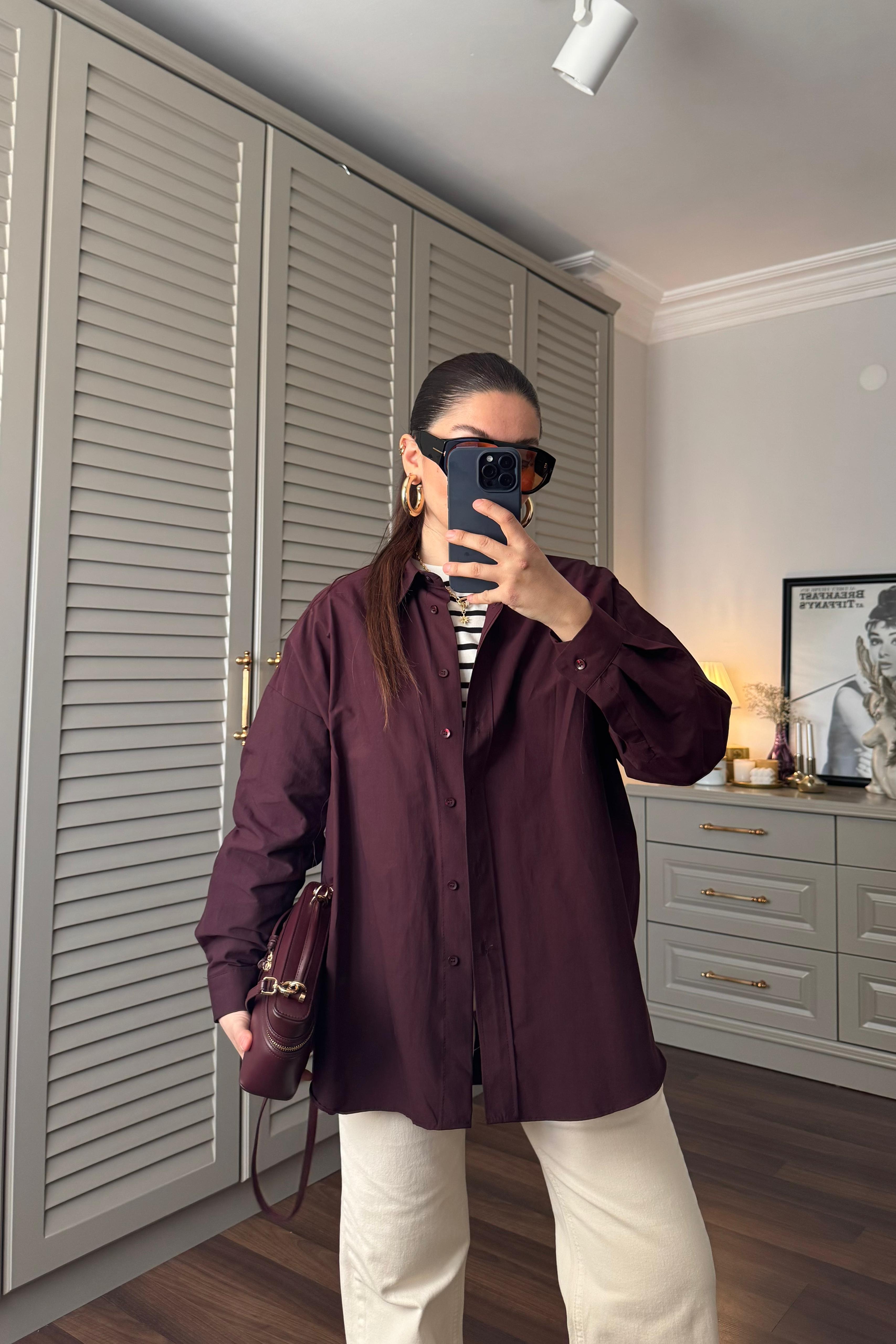 OVERSIZE POPLİN GÖMLEK/4943