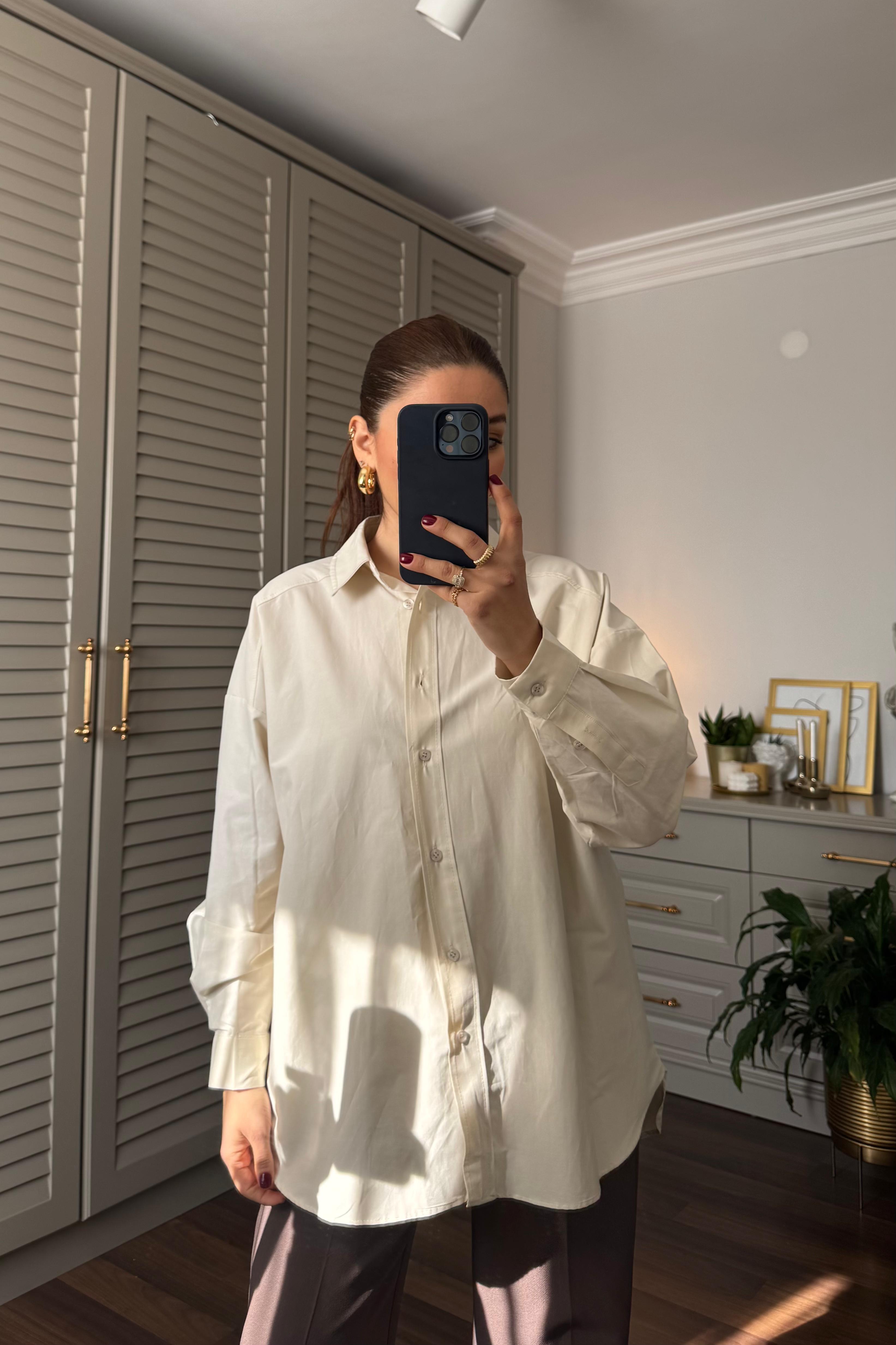 OVERSIZE POPLİN GÖMLEK/4943