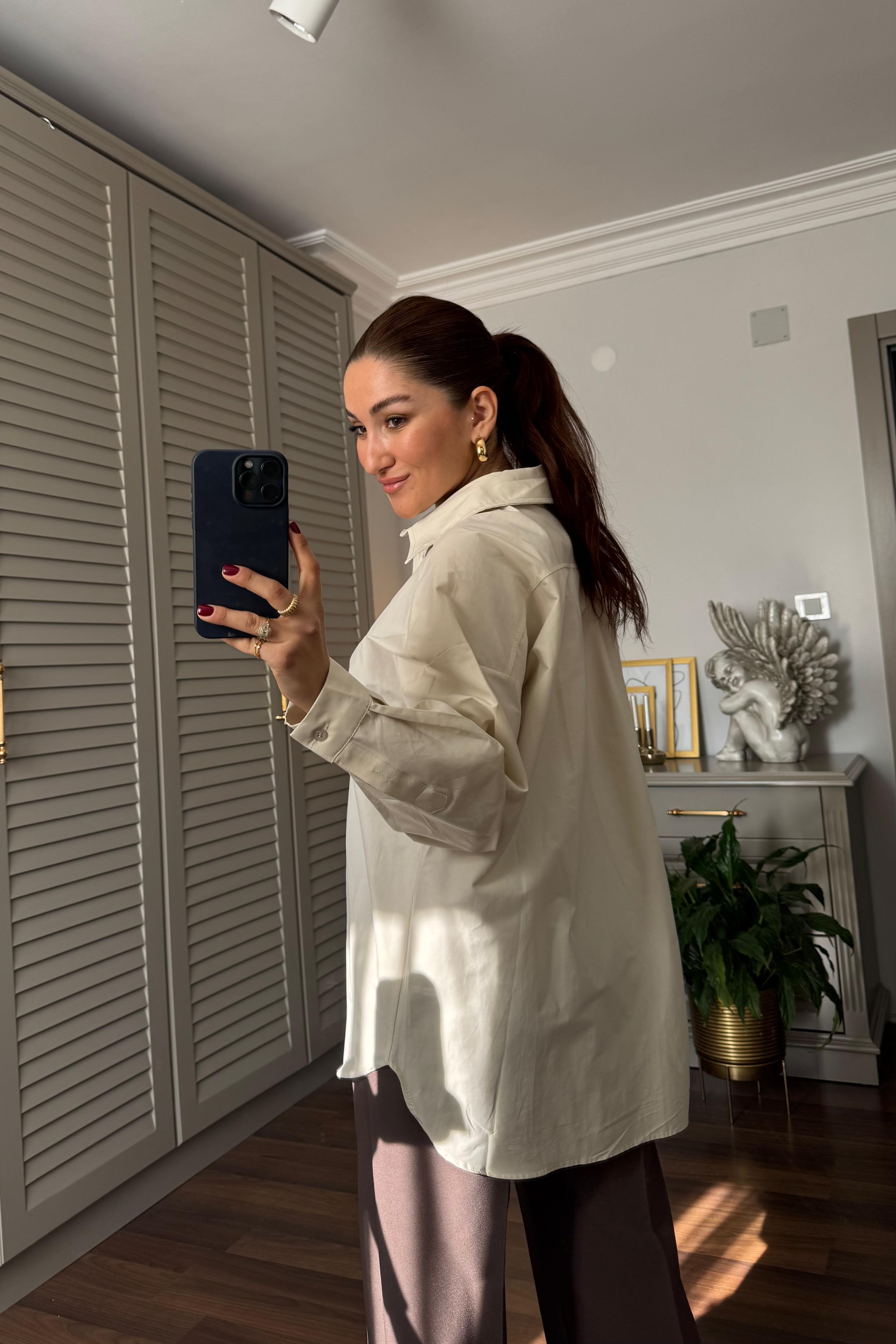 OVERSIZE POPLİN GÖMLEK/4943