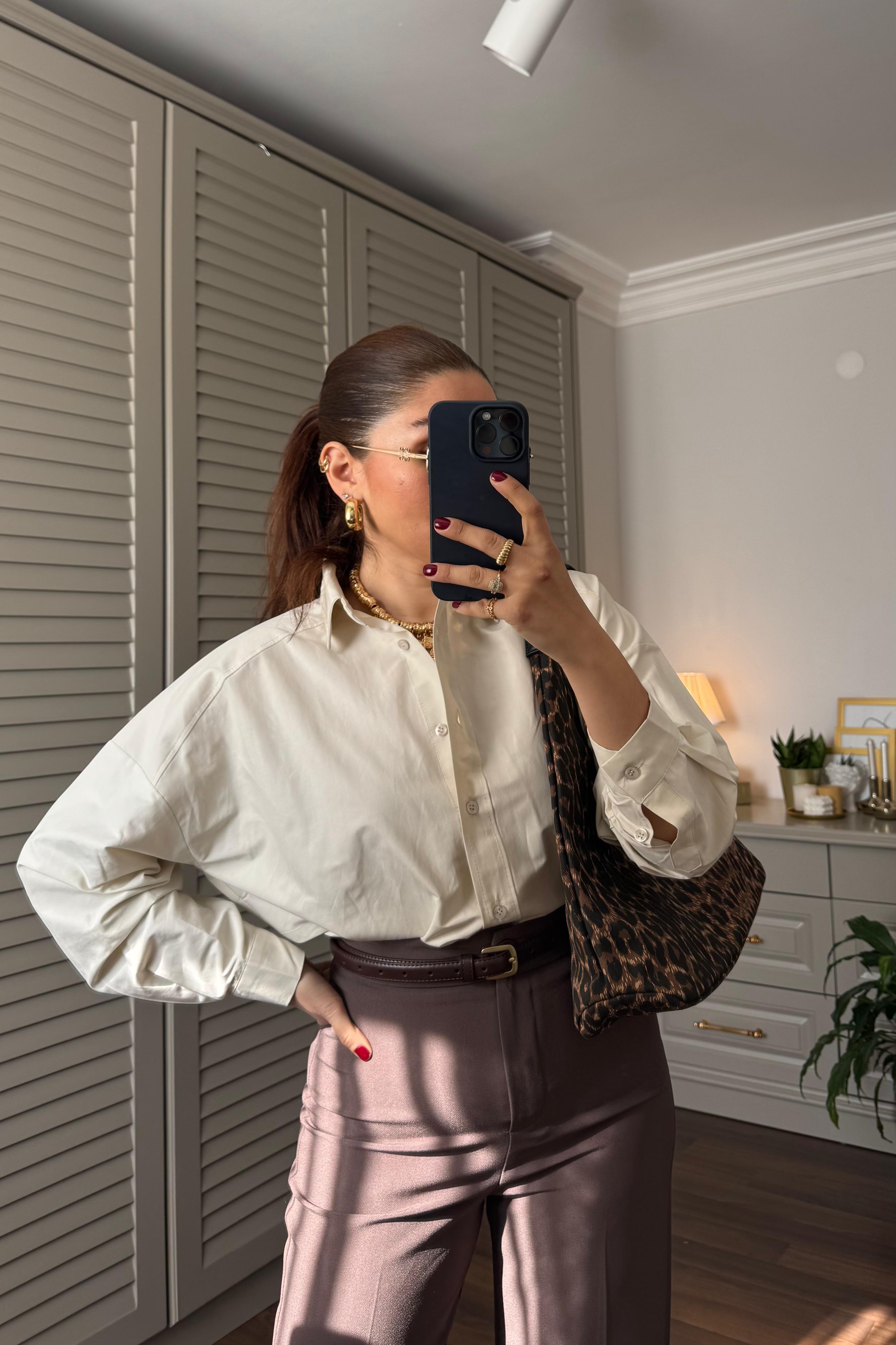 OVERSIZE POPLİN GÖMLEK/4943