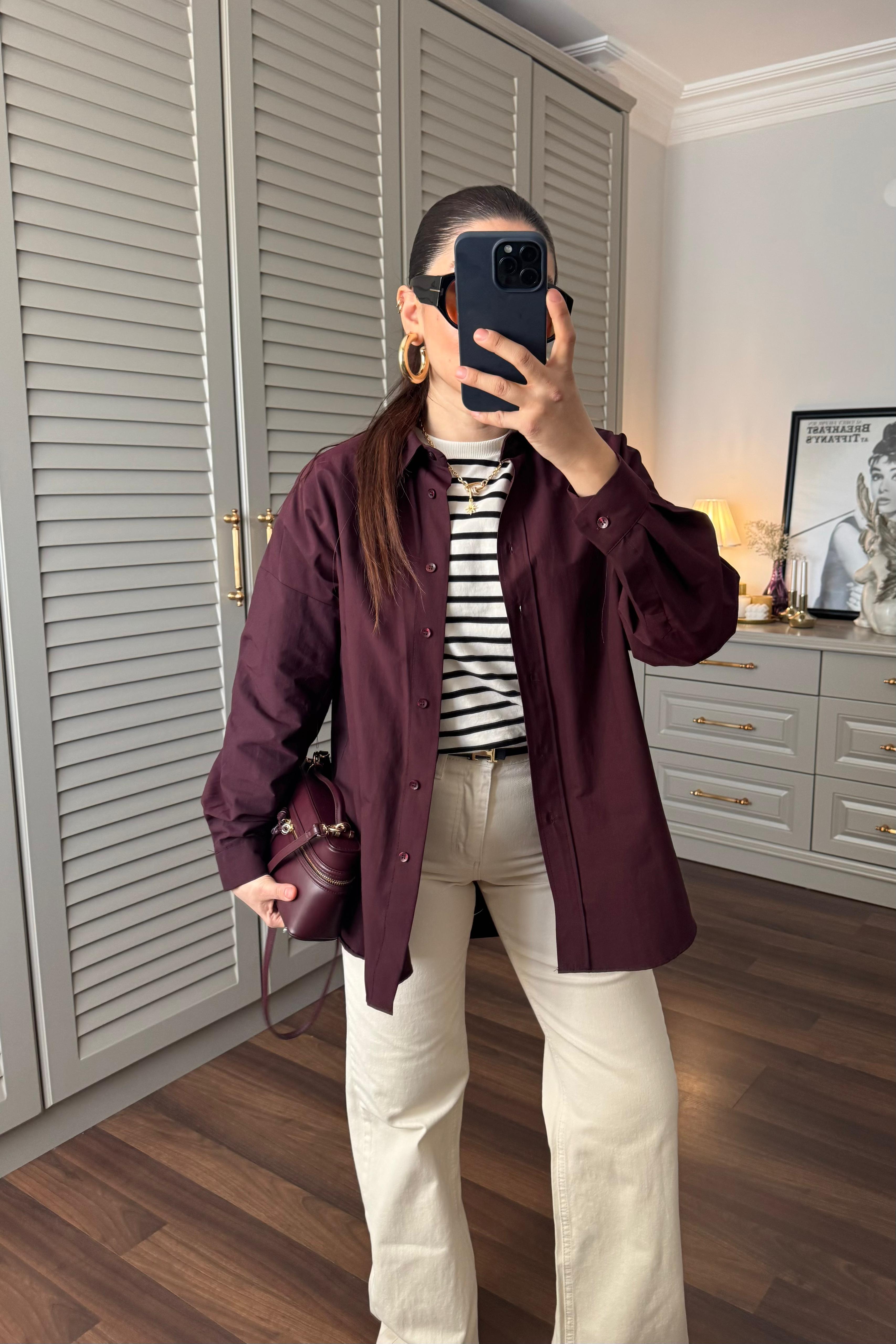 OVERSIZE POPLİN GÖMLEK/4943