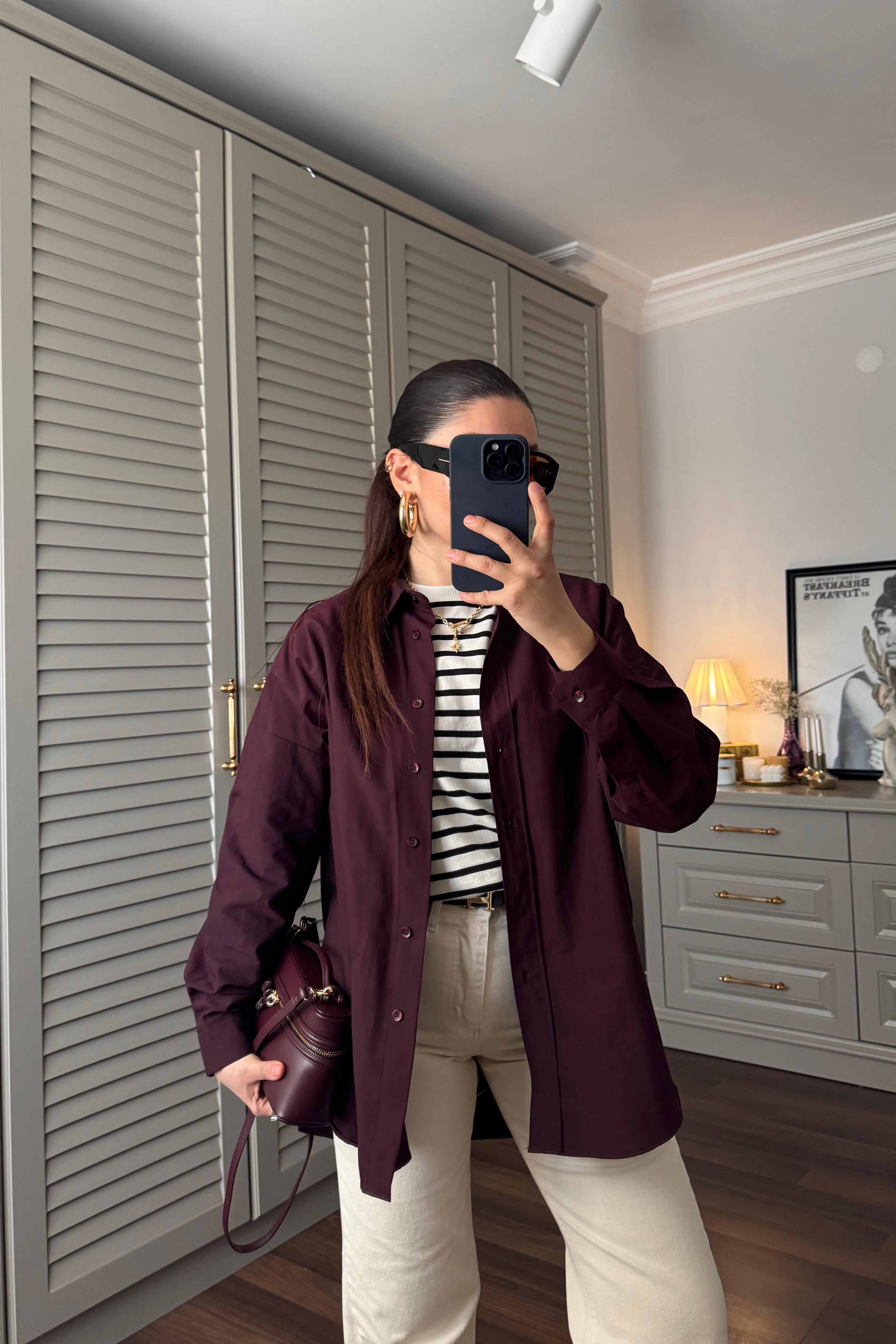 OVERSIZE POPLİN GÖMLEK/4943