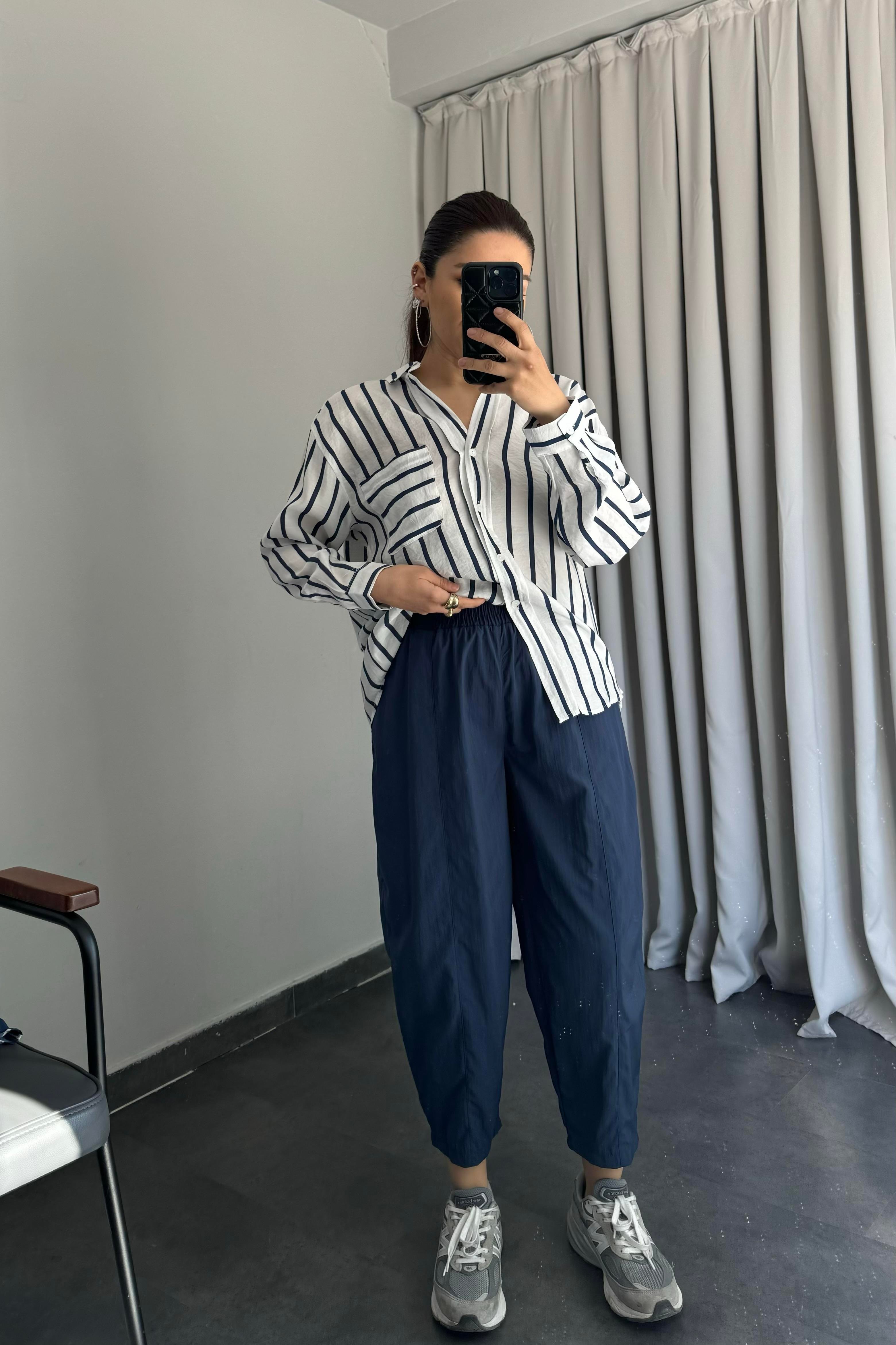 PARAŞÜT KUMAŞ ŞALVAR PANTOLON/50781