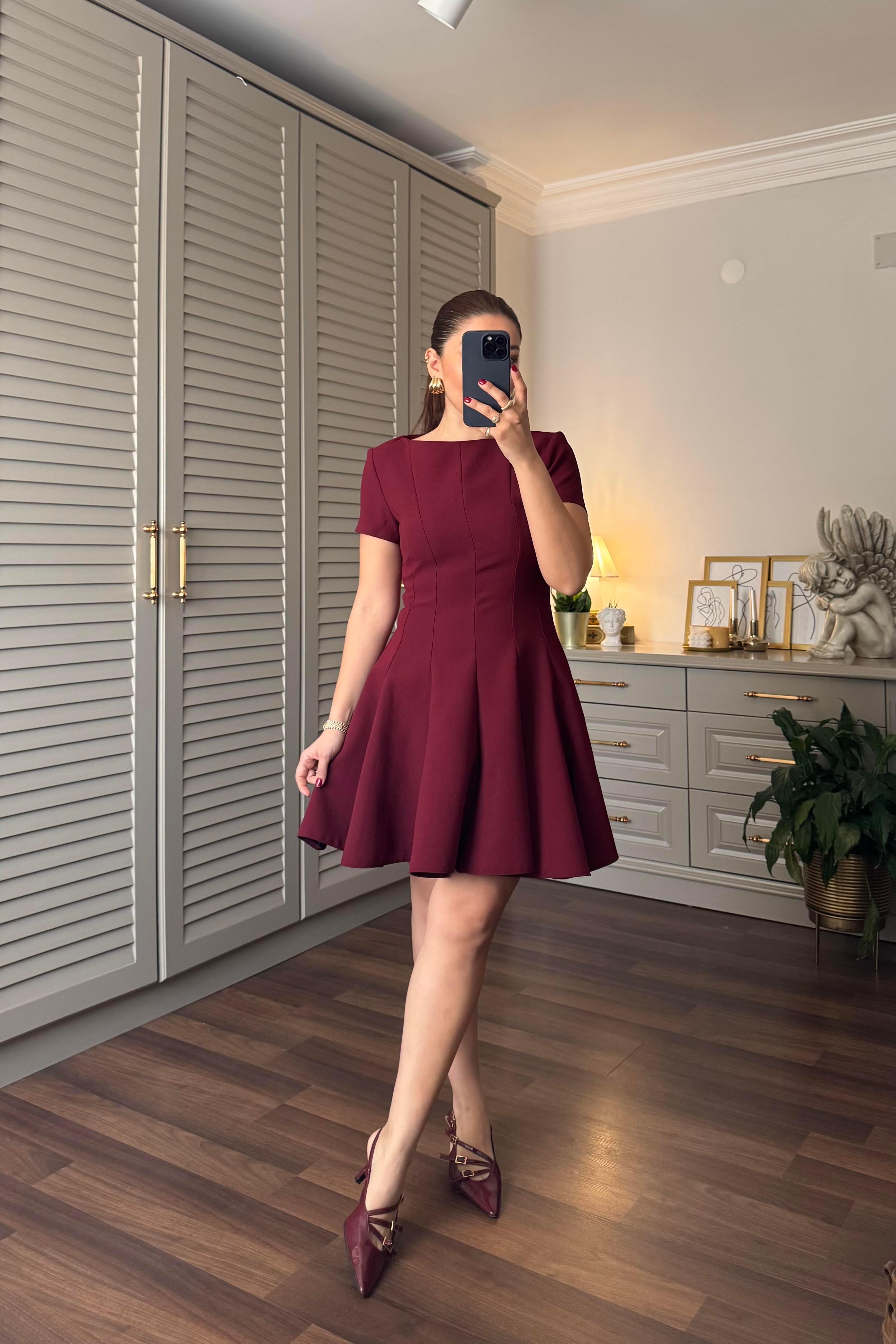 PARÇA ETEKLİ ELBİSE/10309