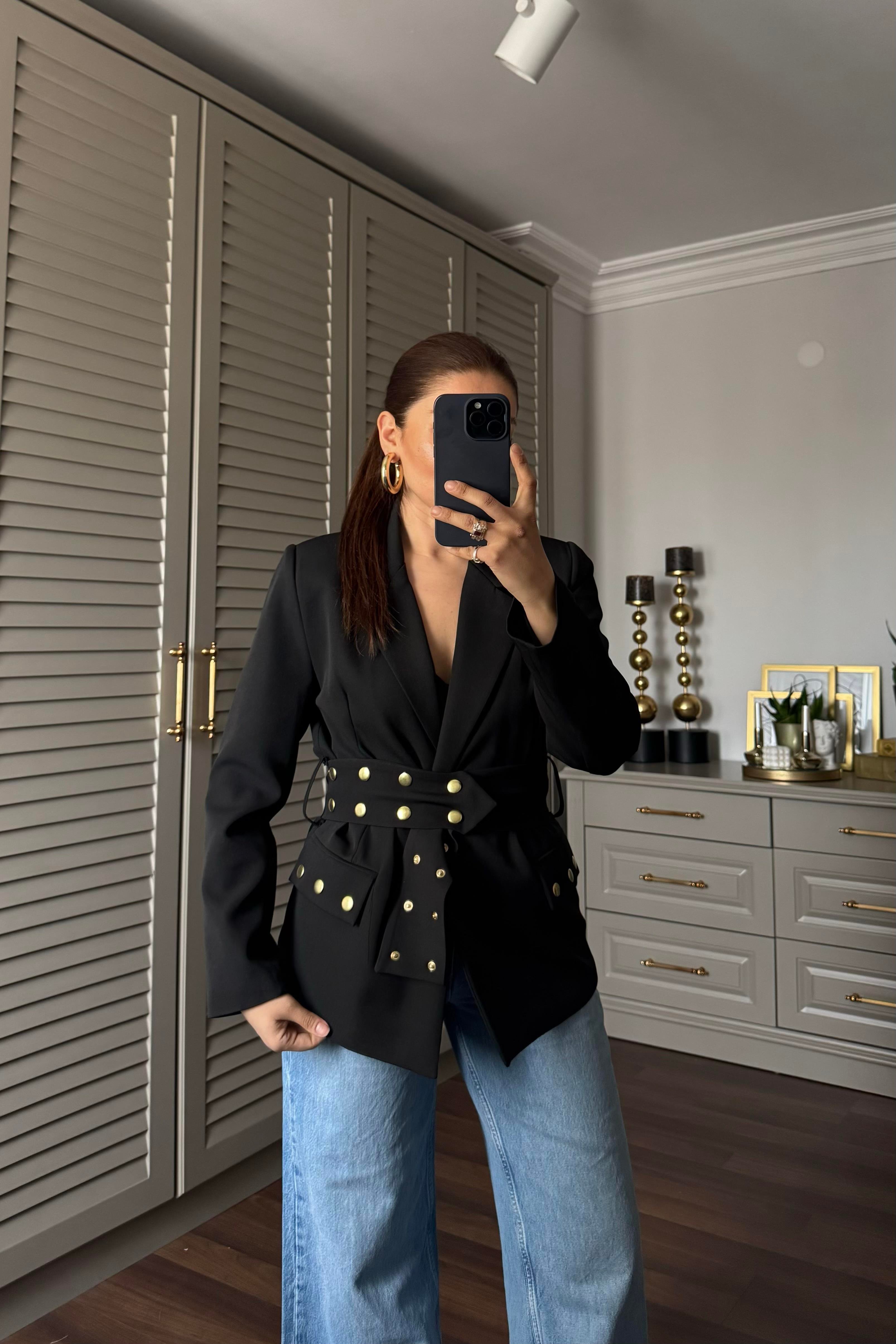 PATLI KEMER BLAZER CEKET