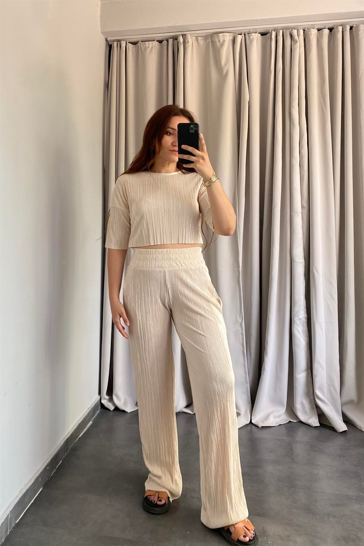 PİLİSELİ CROP TAKIM/3412
