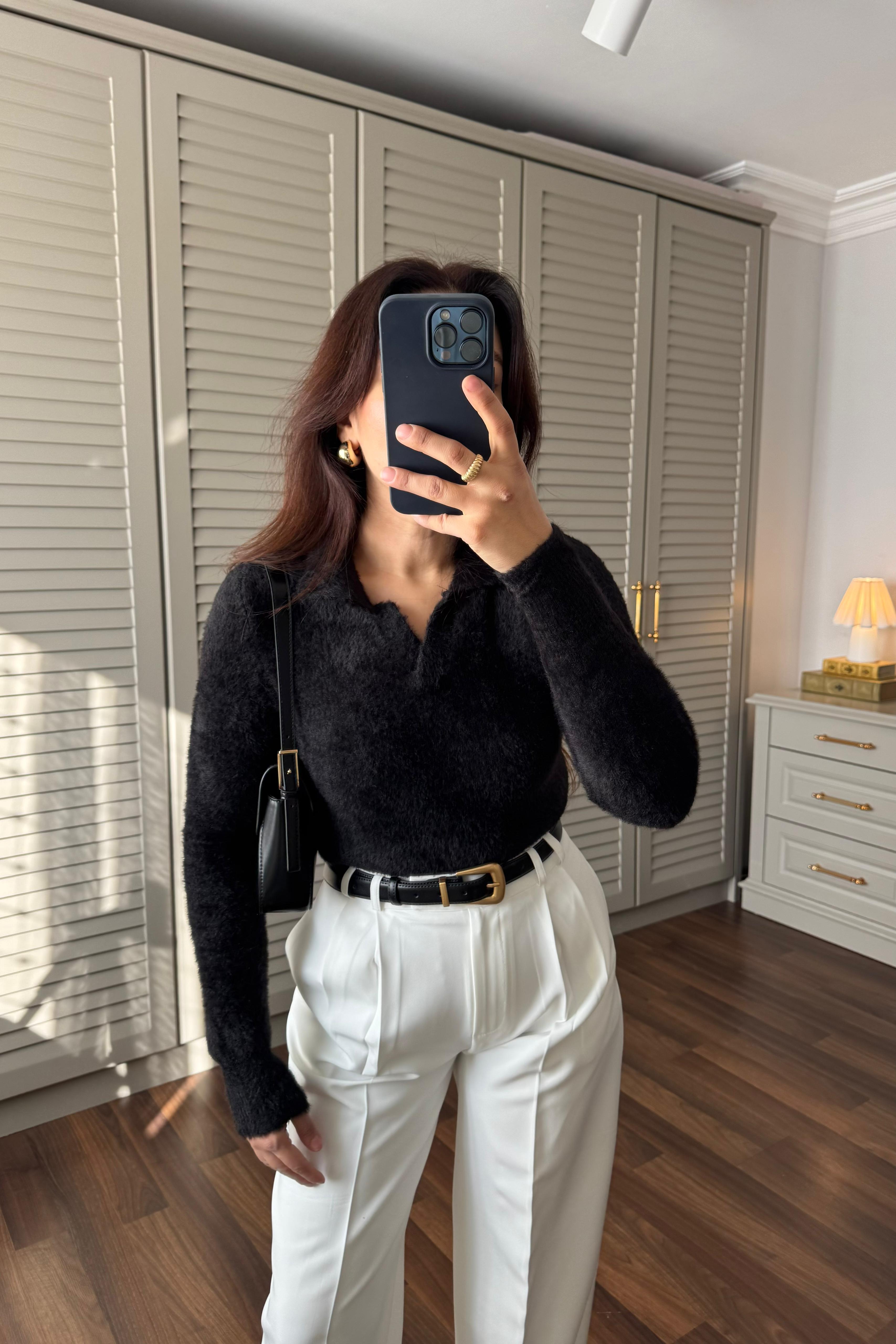 POLO YAKA CROP KAZAK/4133