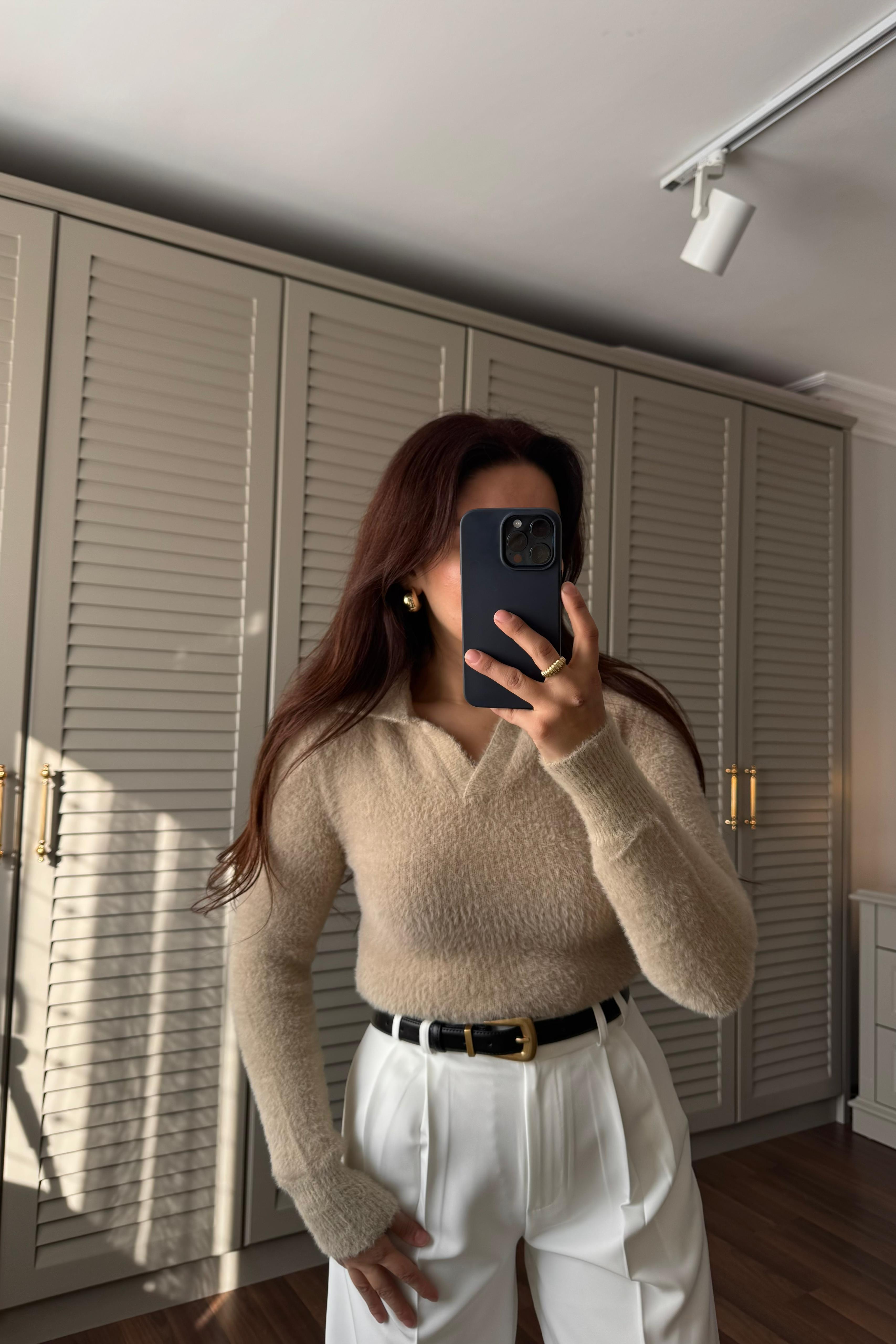 POLO YAKA CROP KAZAK/4133