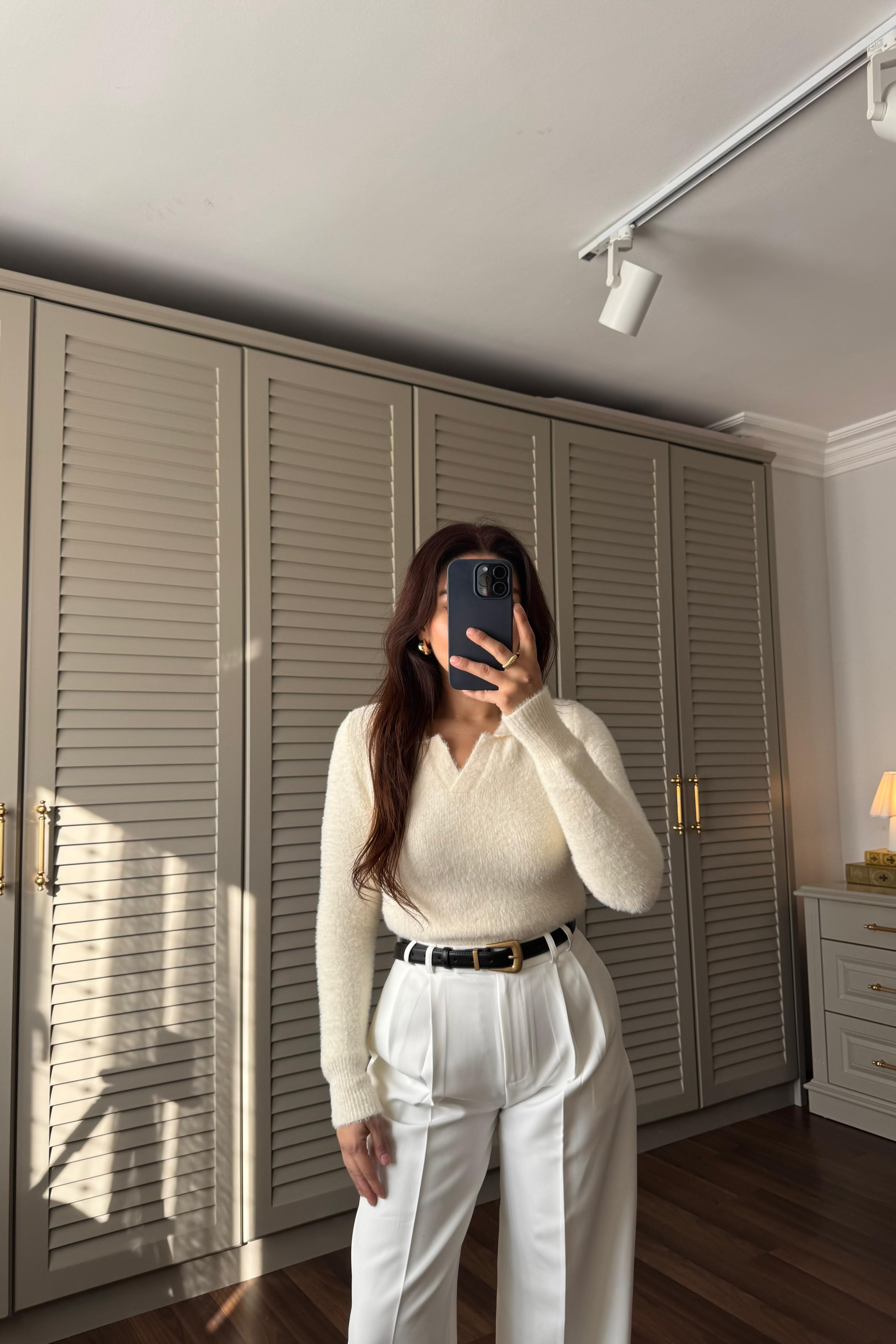 POLO YAKA CROP KAZAK/4133