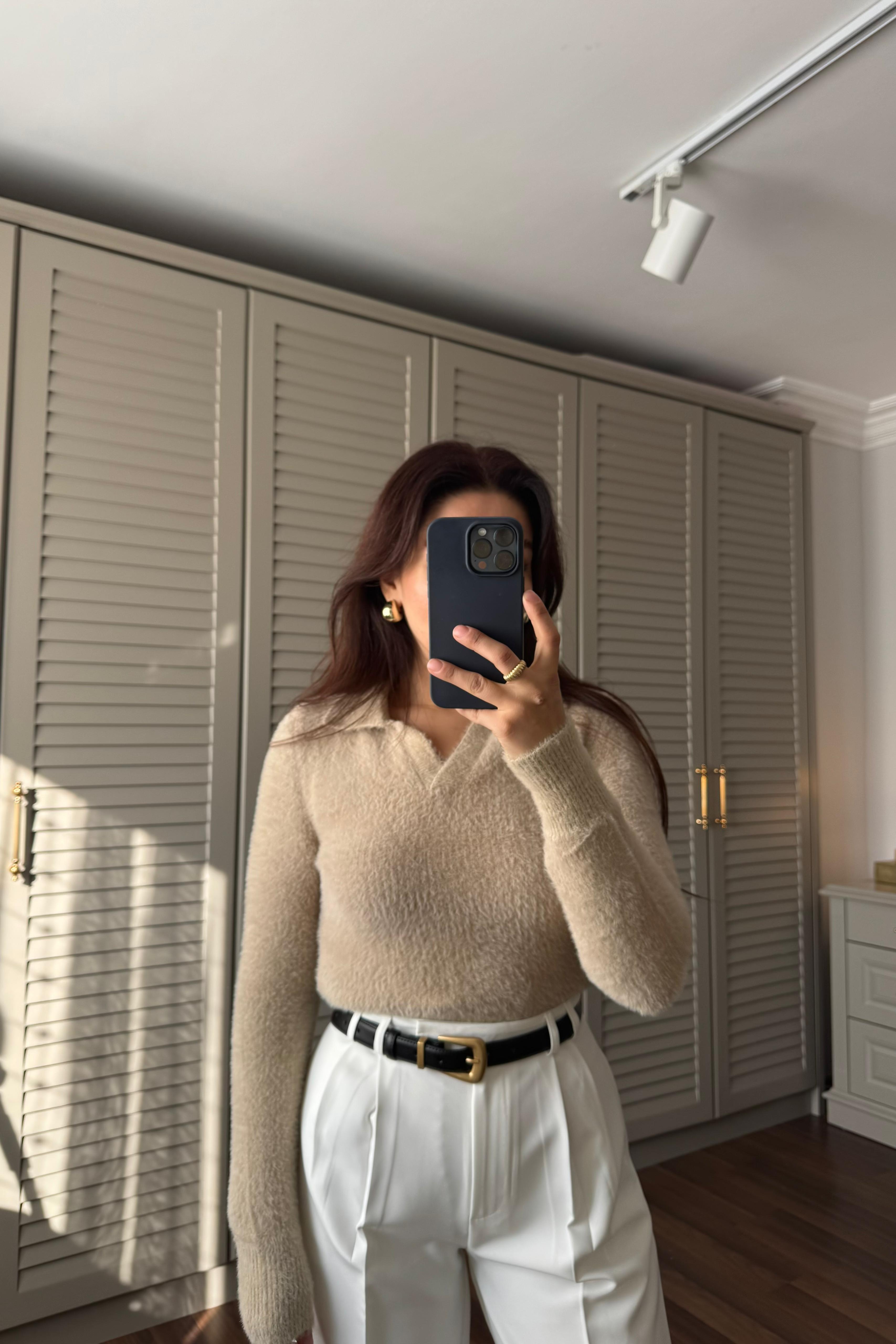 POLO YAKA CROP KAZAK/4133