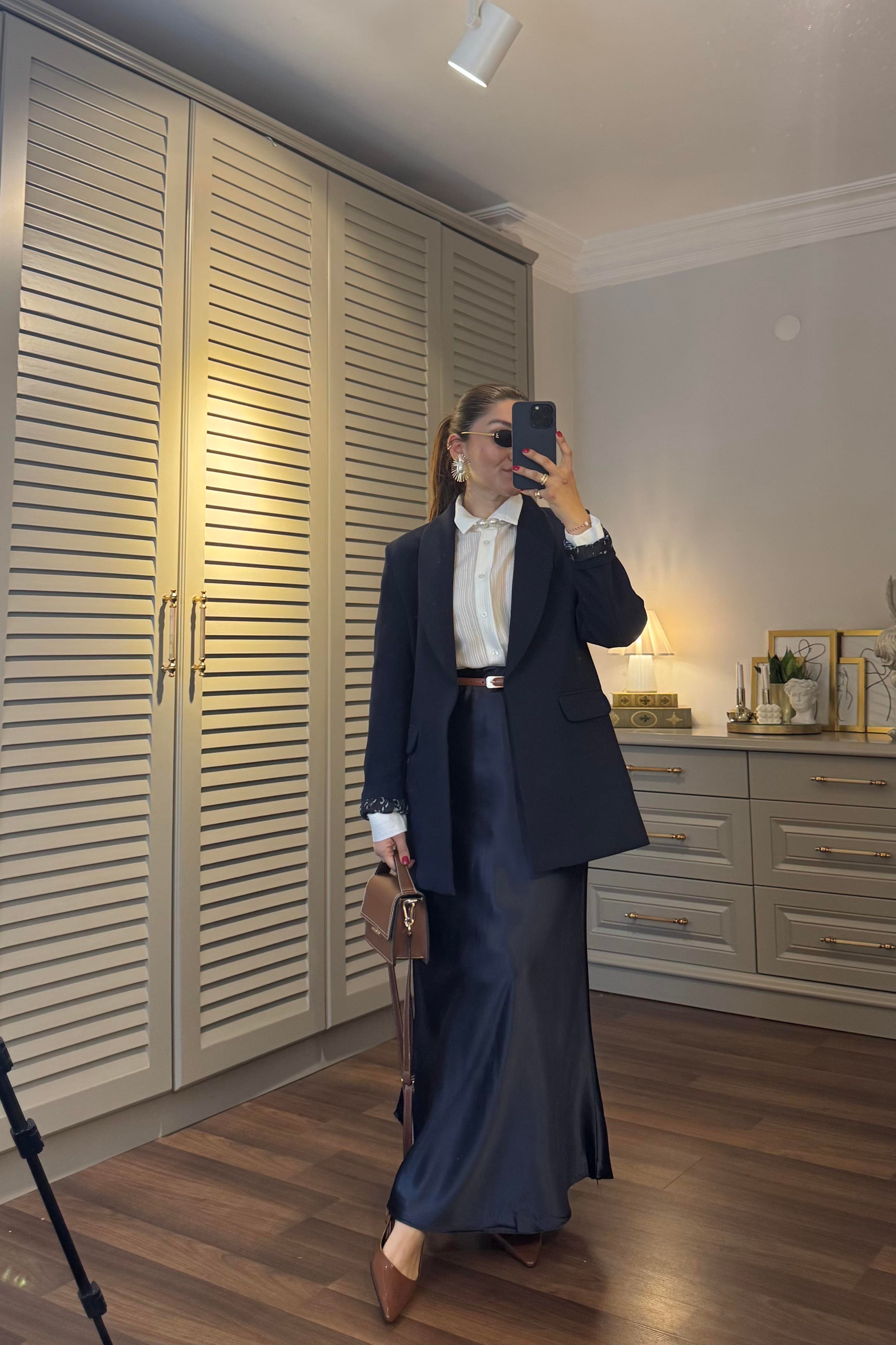 ŞAL YAKA BLAZER CEKET/9227