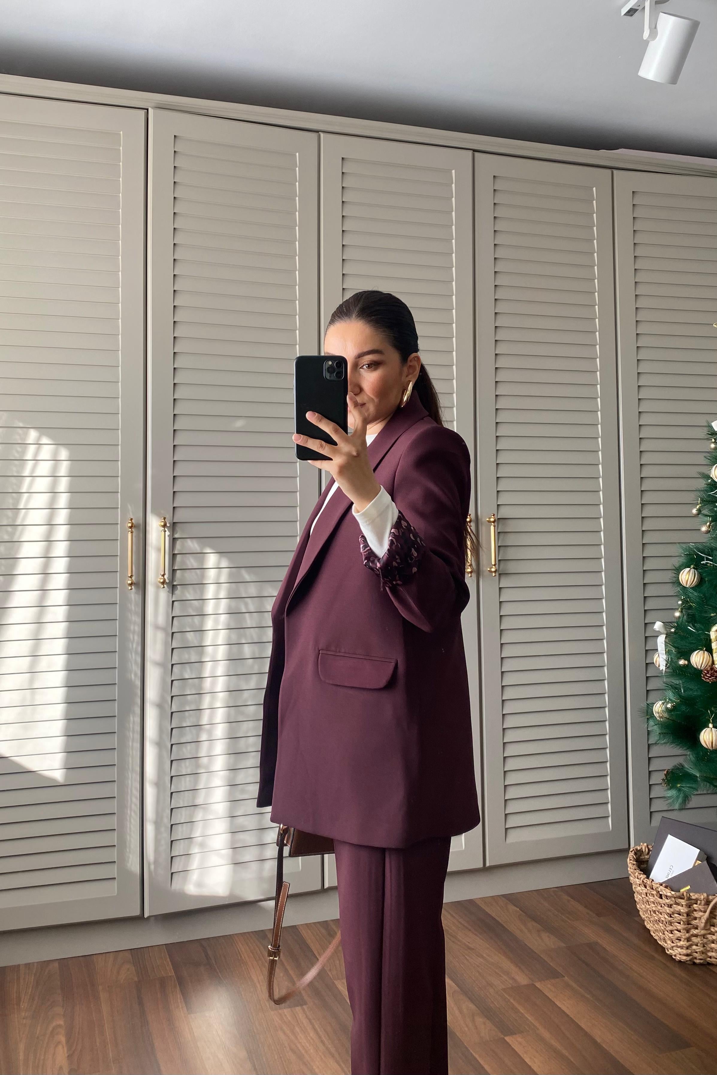 ŞAL YAKA BLAZER CEKET/9227