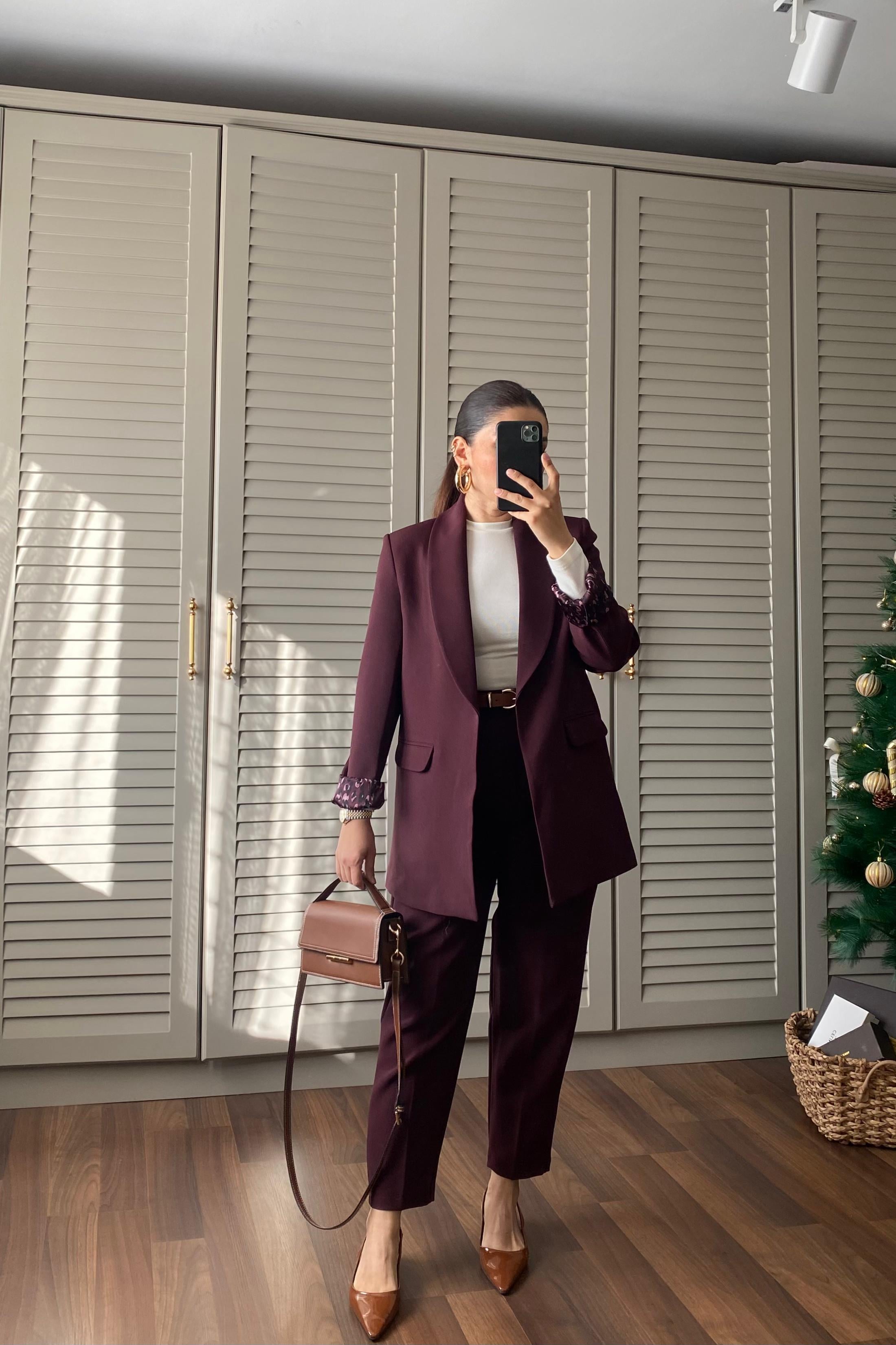 ŞAL YAKA BLAZER CEKET/9227