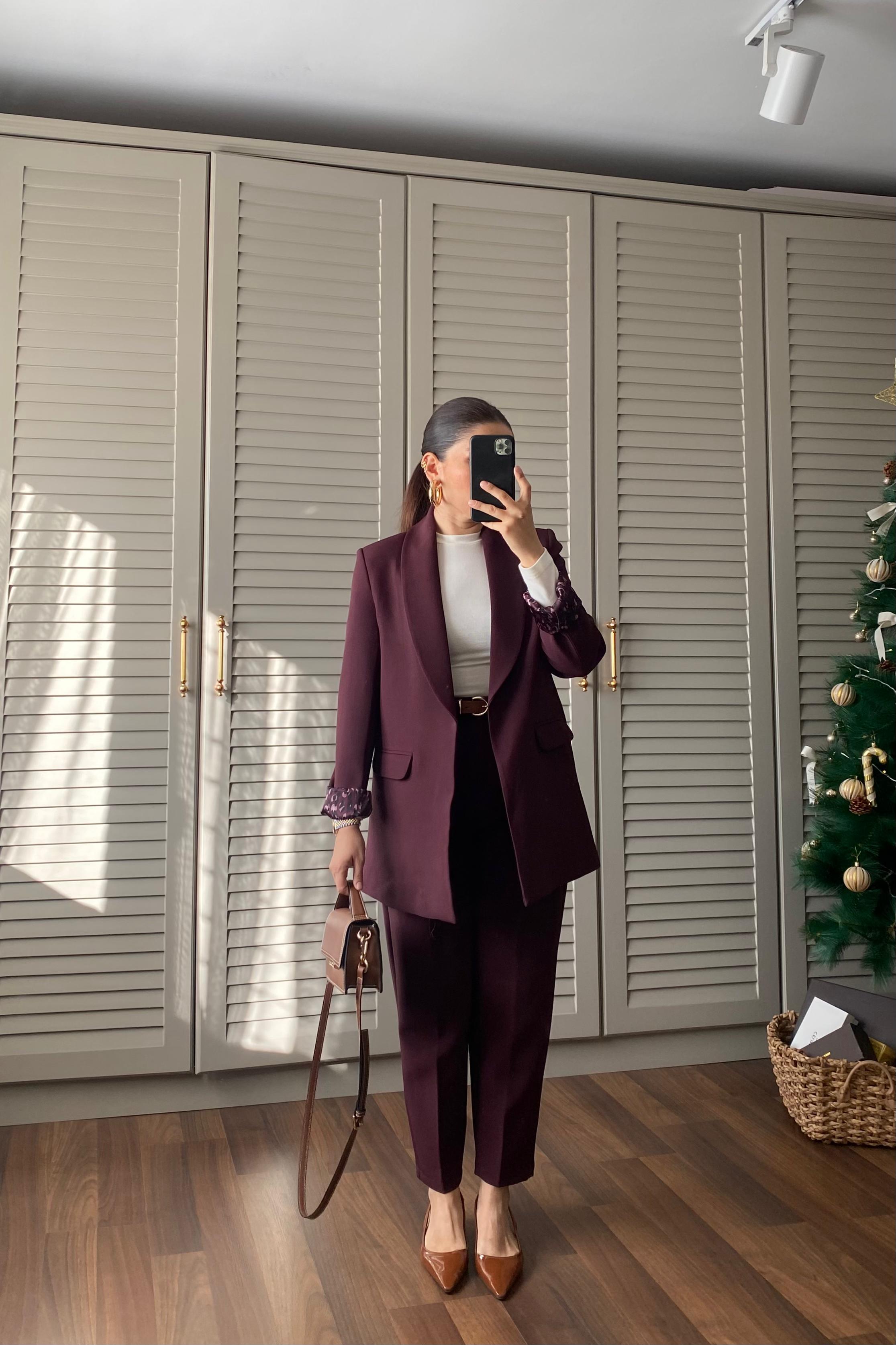 ŞAL YAKA BLAZER CEKET/9227