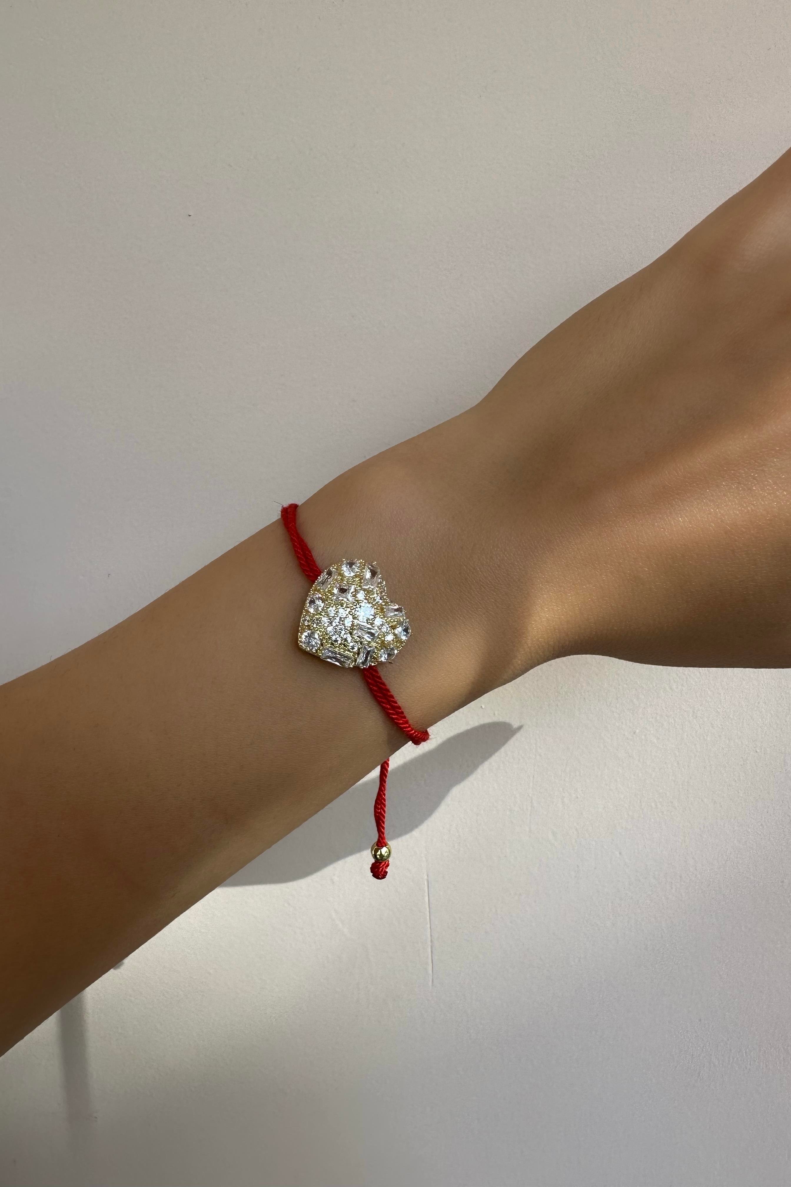 SERPME TAŞLI İP BİLEZİK