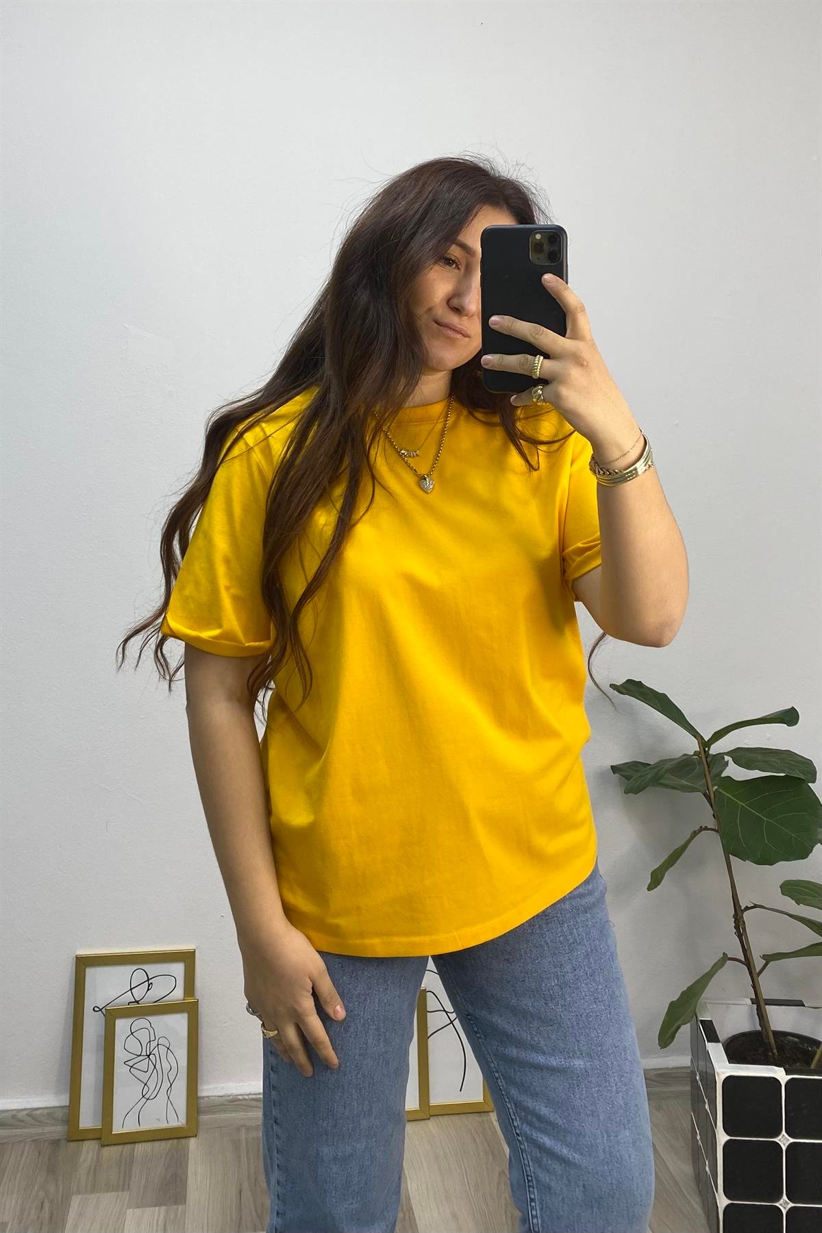 SIFIR YAKA BASIC T-SHIRT