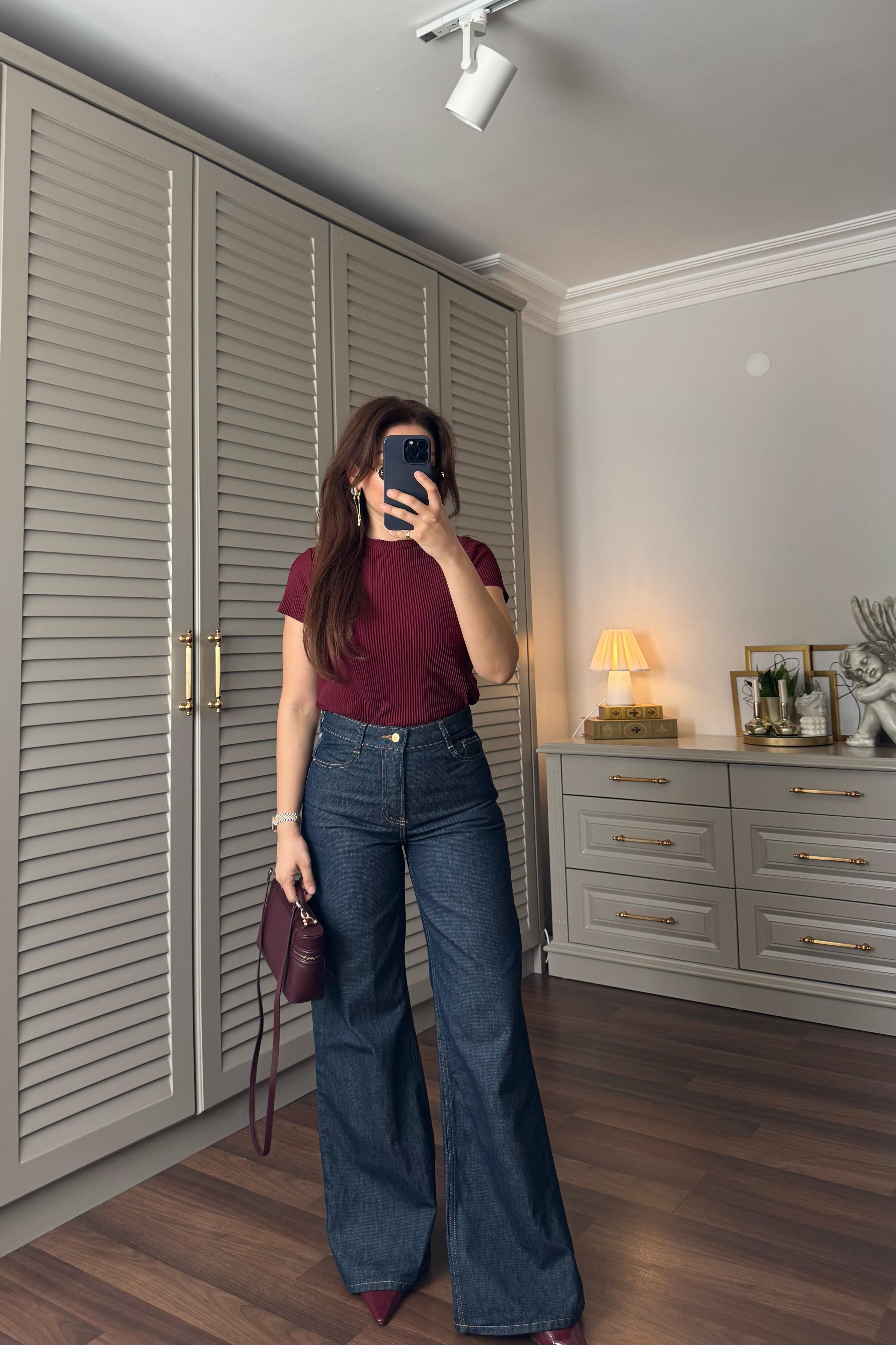 SIFIR YAKA PLİSELİ BLUZ/6231