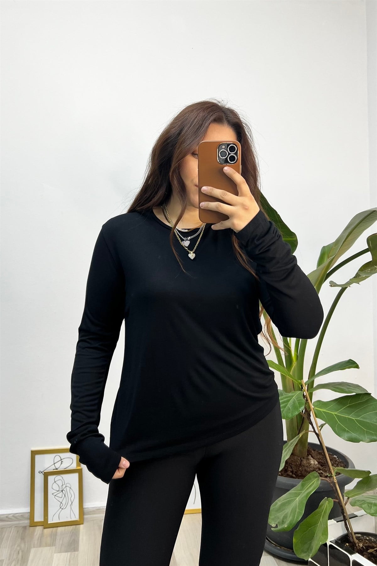 SIFIR YAKA UZUN KOL BASIC BODY