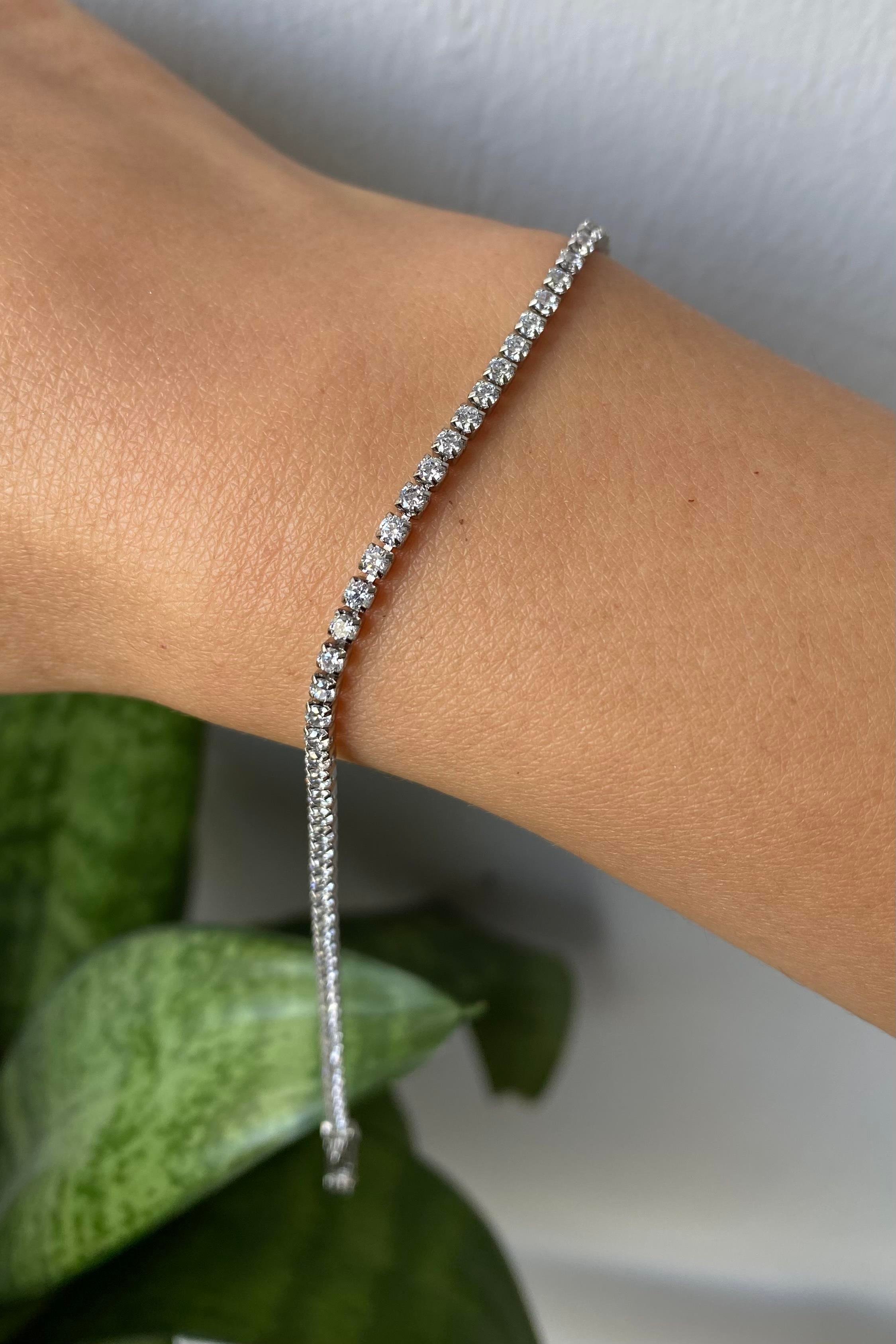 SU YOLU TAŞLI BİLEZİK 1mm