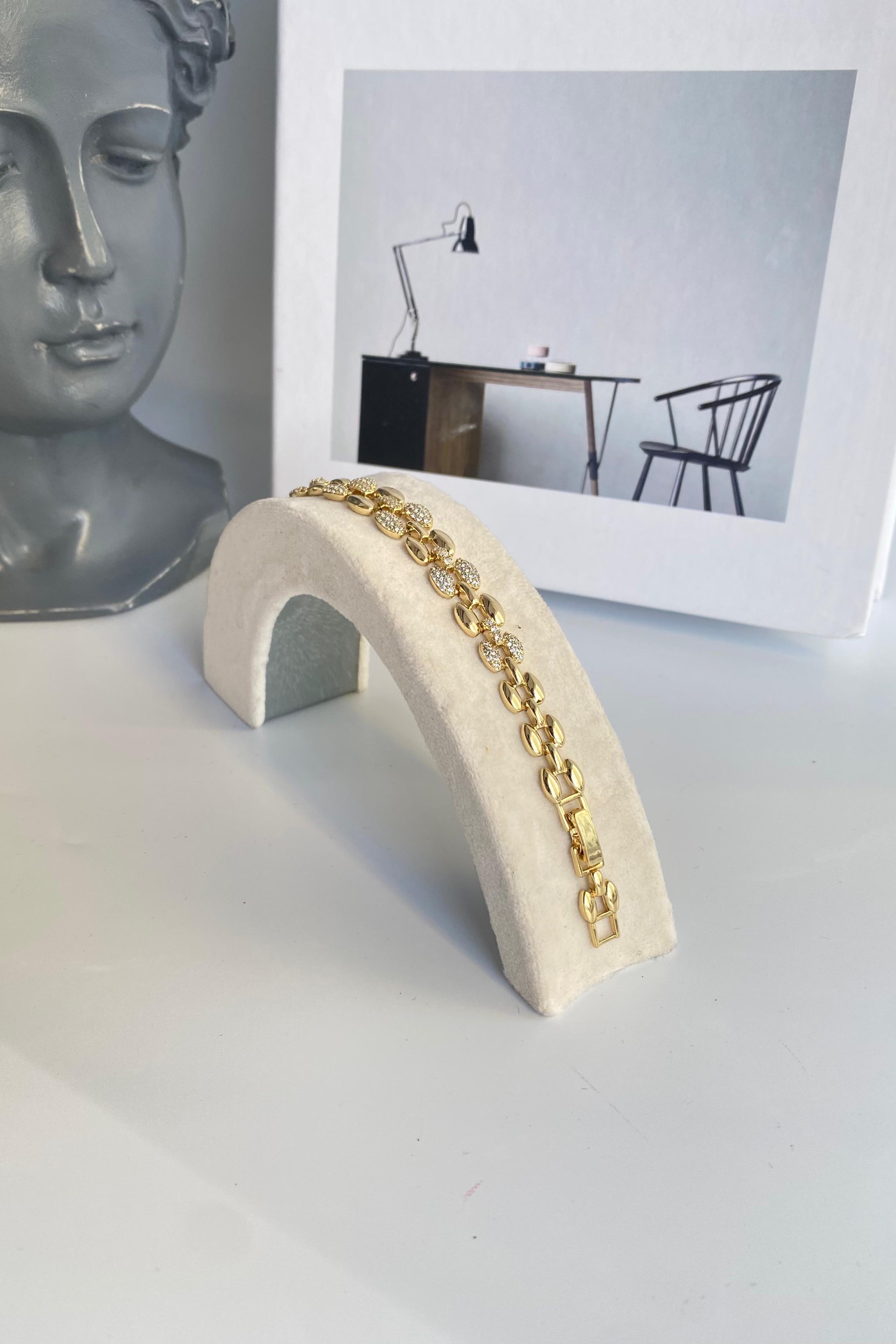 TAŞLI ARPA BOĞUMLU BİLEZİK