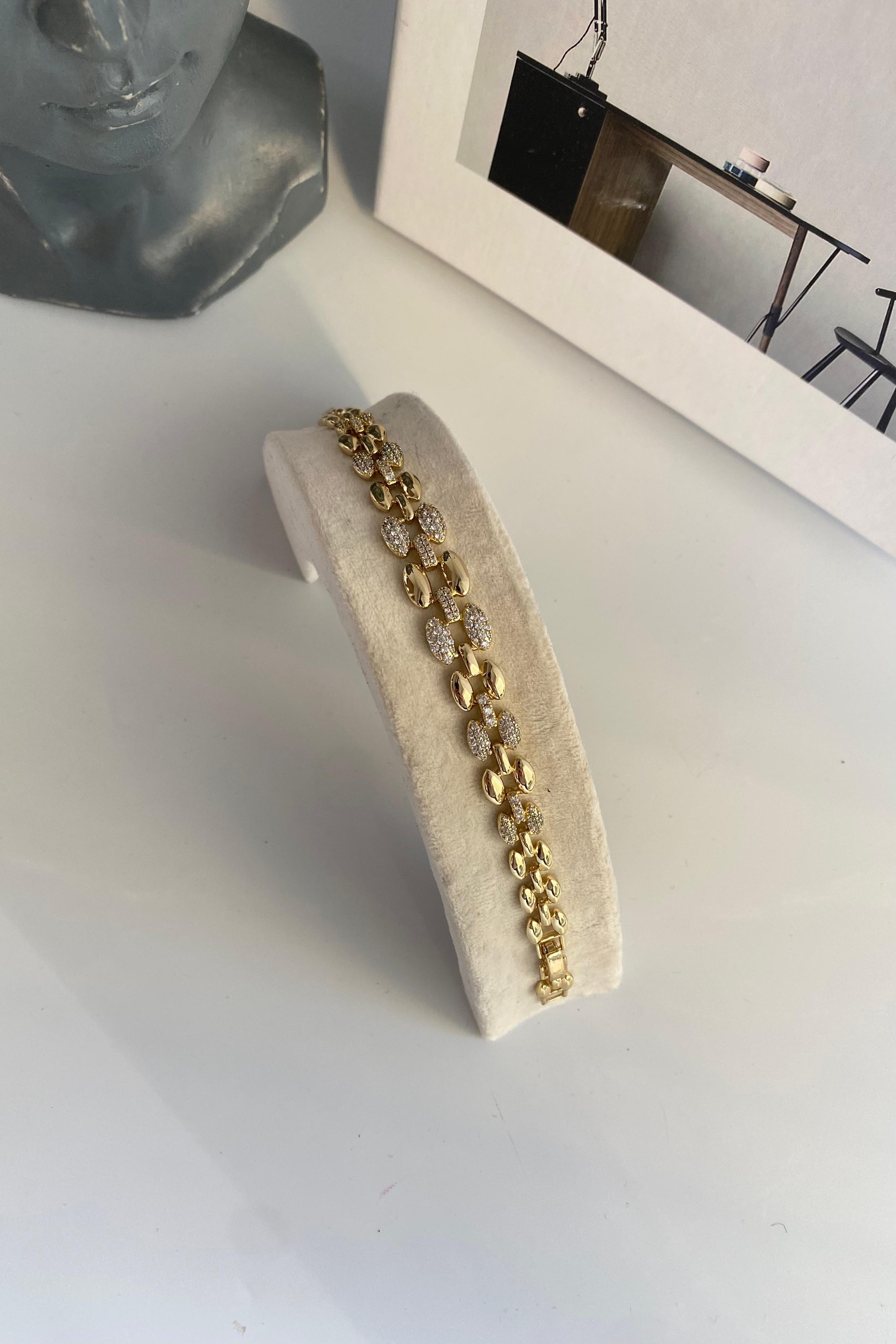 TAŞLI ARPA BOĞUMLU BİLEZİK