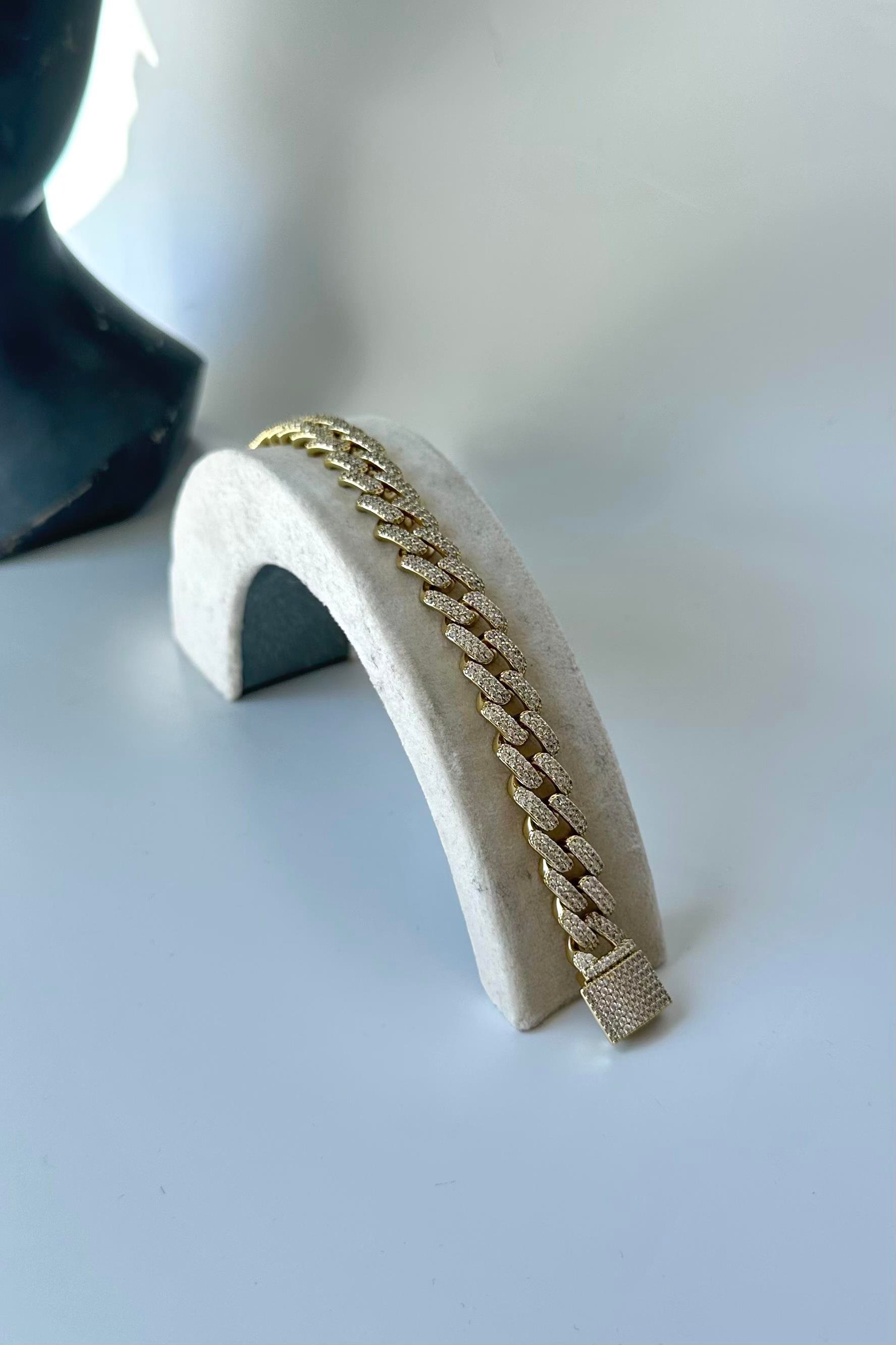 TAŞLI GURMET ZİNCİR BİLEZİK